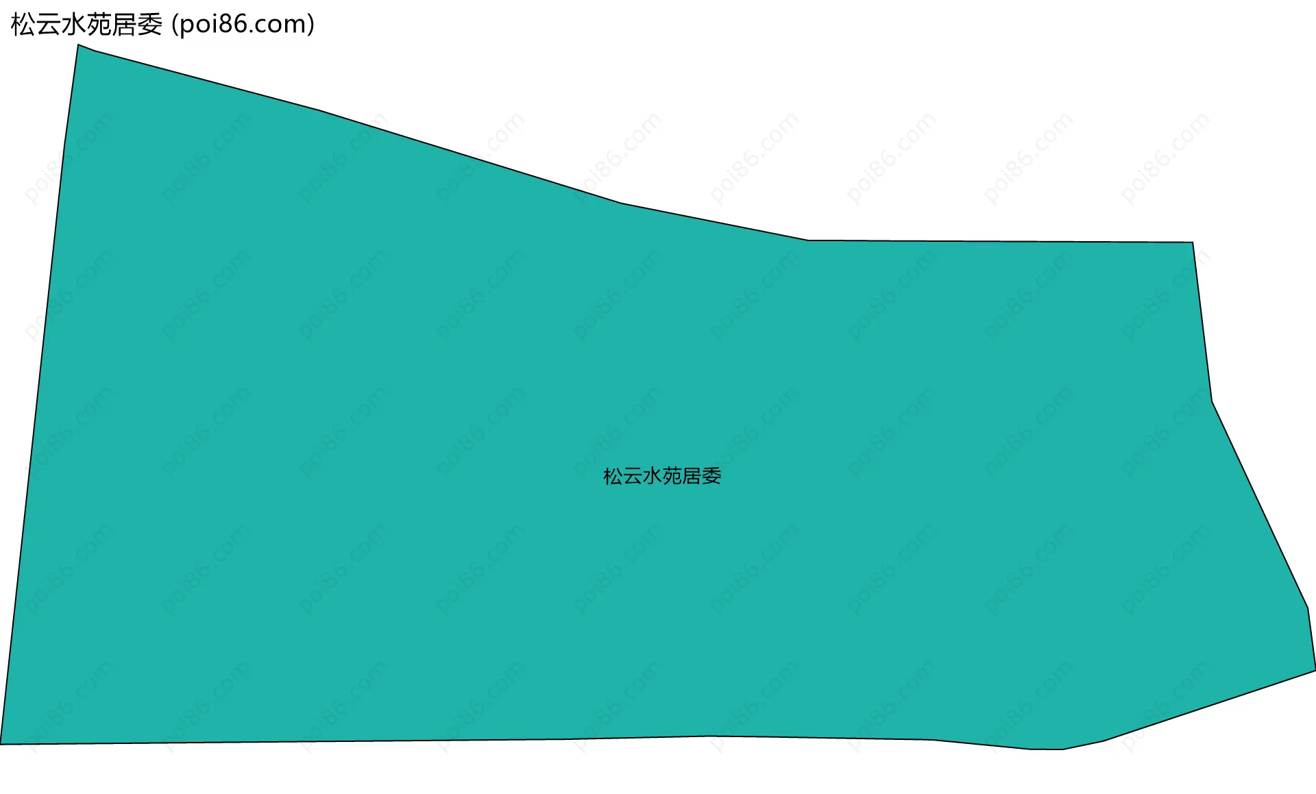 松云水苑居委边界地图