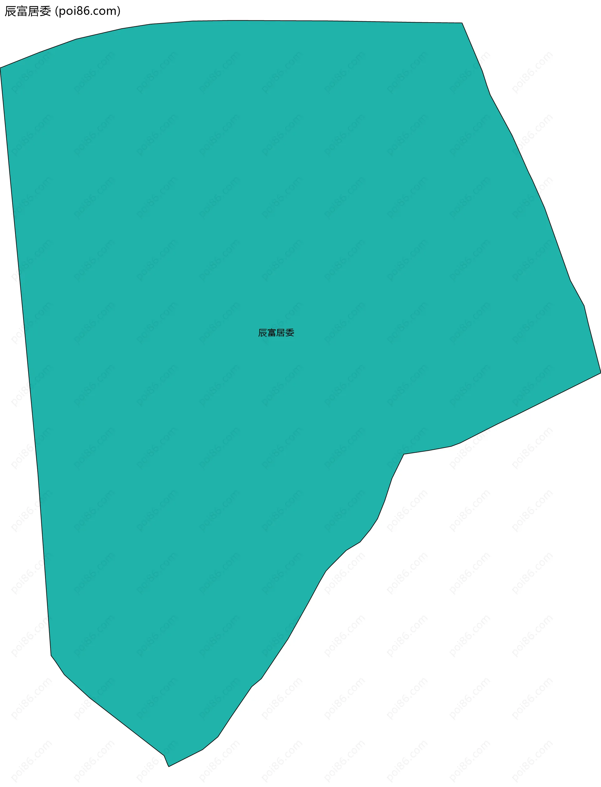 辰富居委边界地图