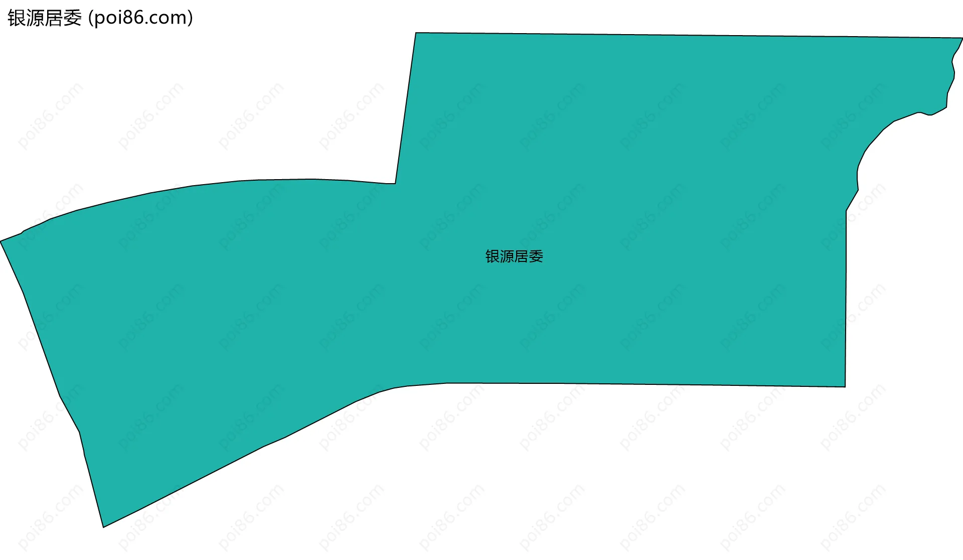 银源居委边界地图