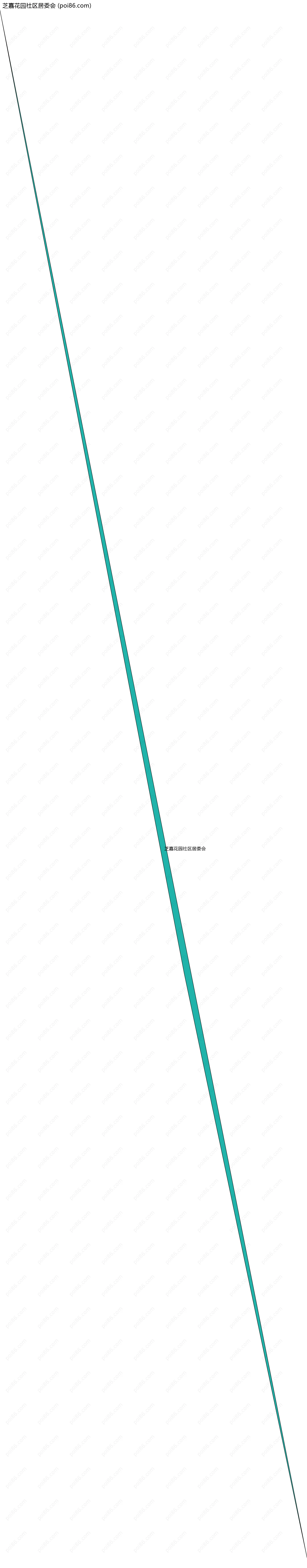 芝嘉花园社区居委会边界地图