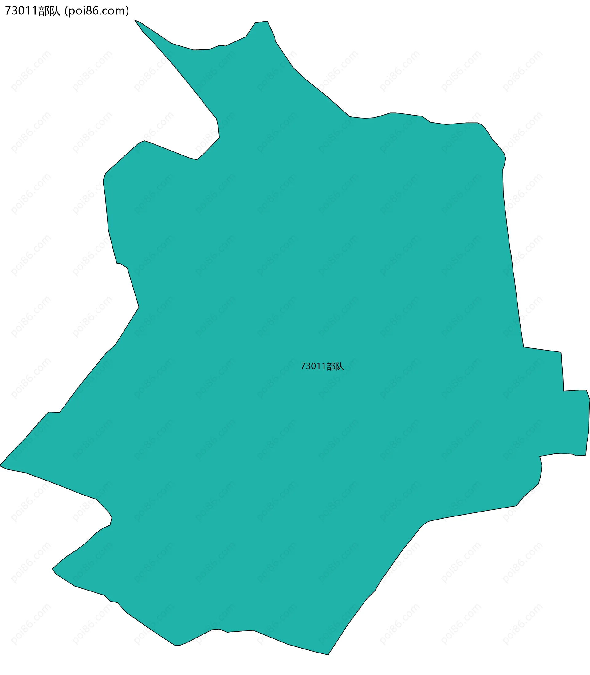 73011部队边界地图