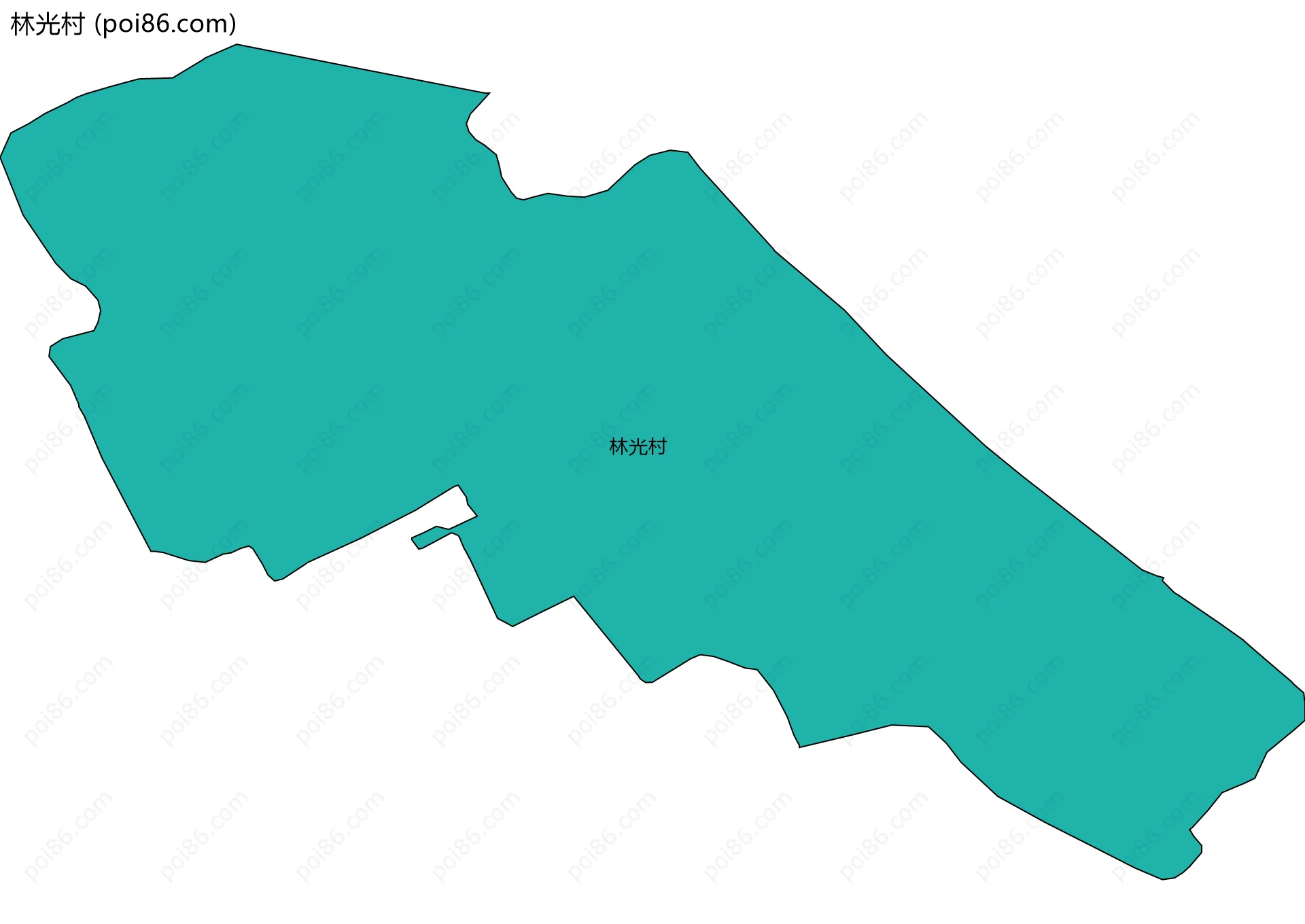 林光村边界地图