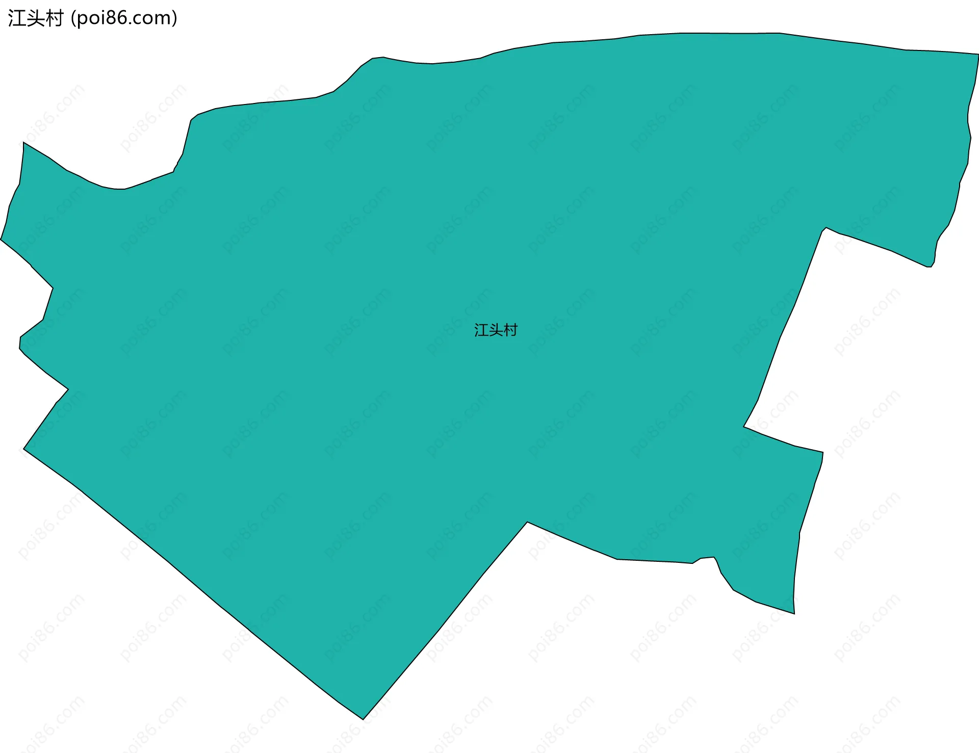 江头村边界地图
