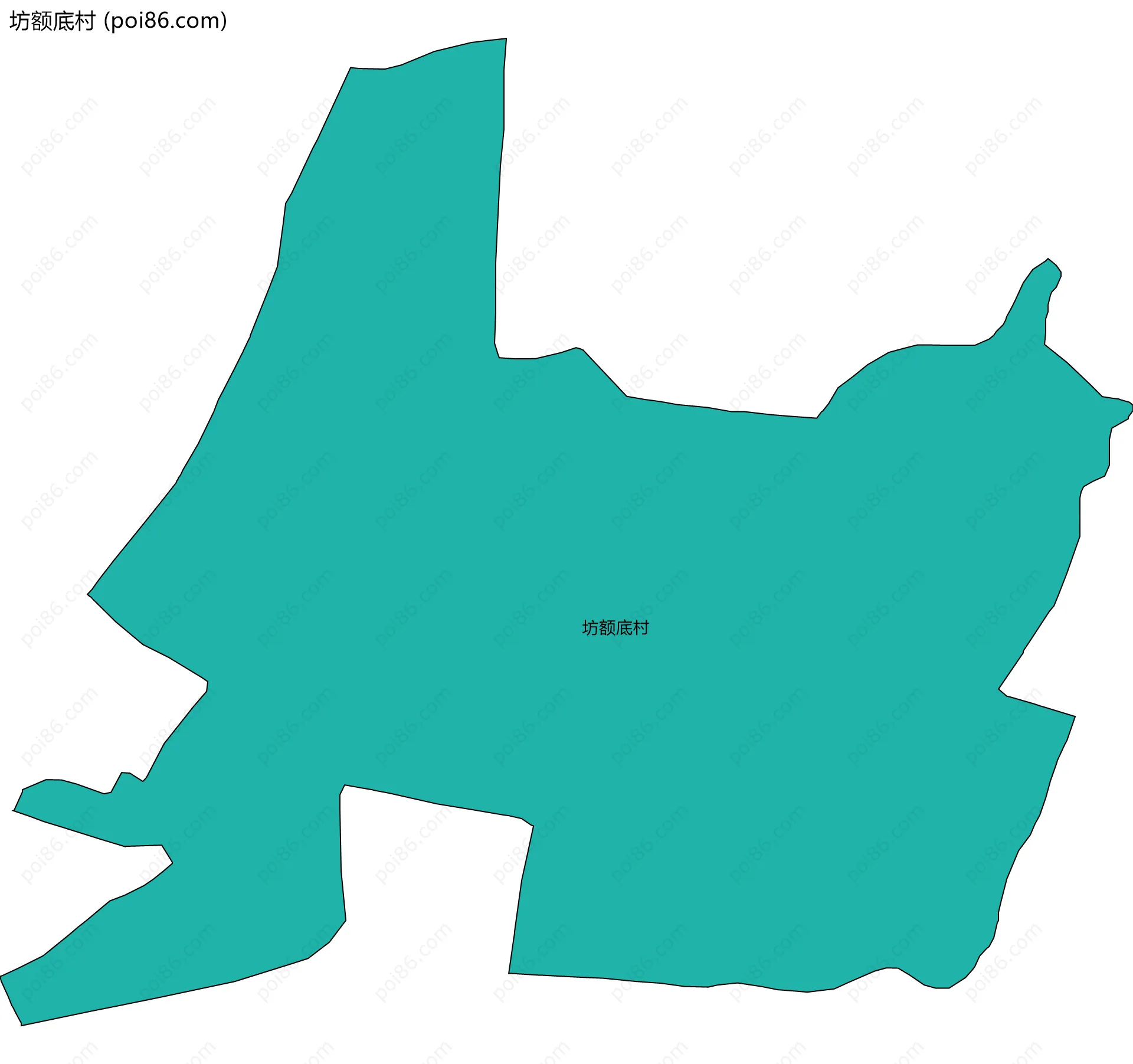 坊额底村边界地图