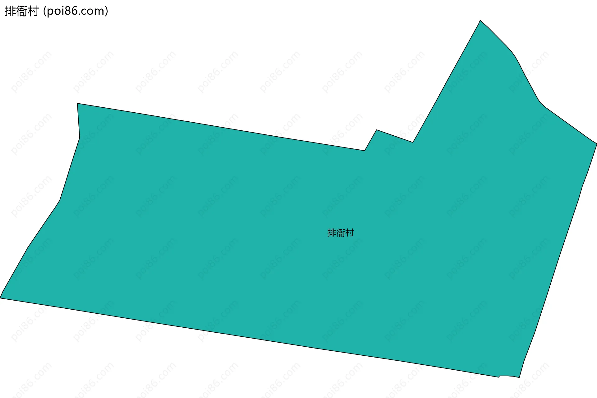 排衙村边界地图