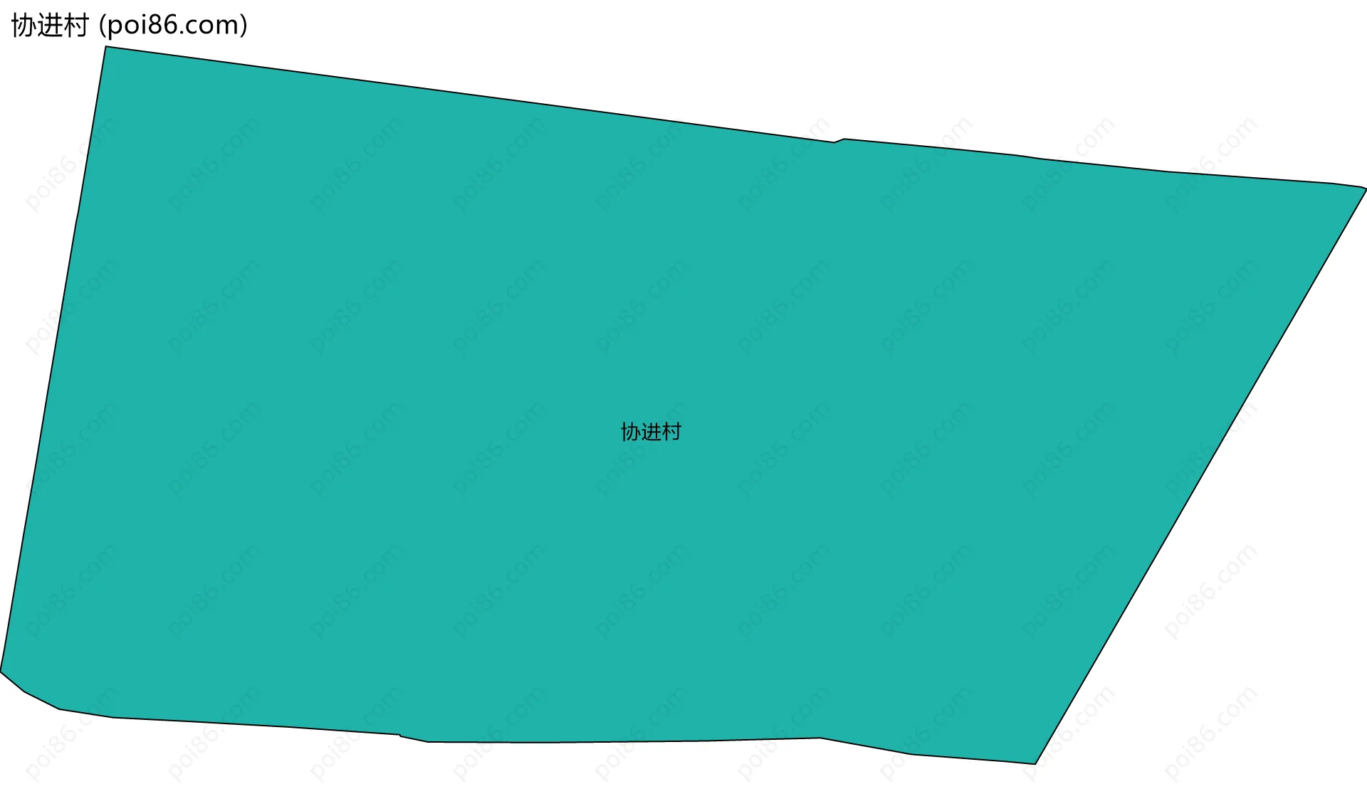 协进村边界地图