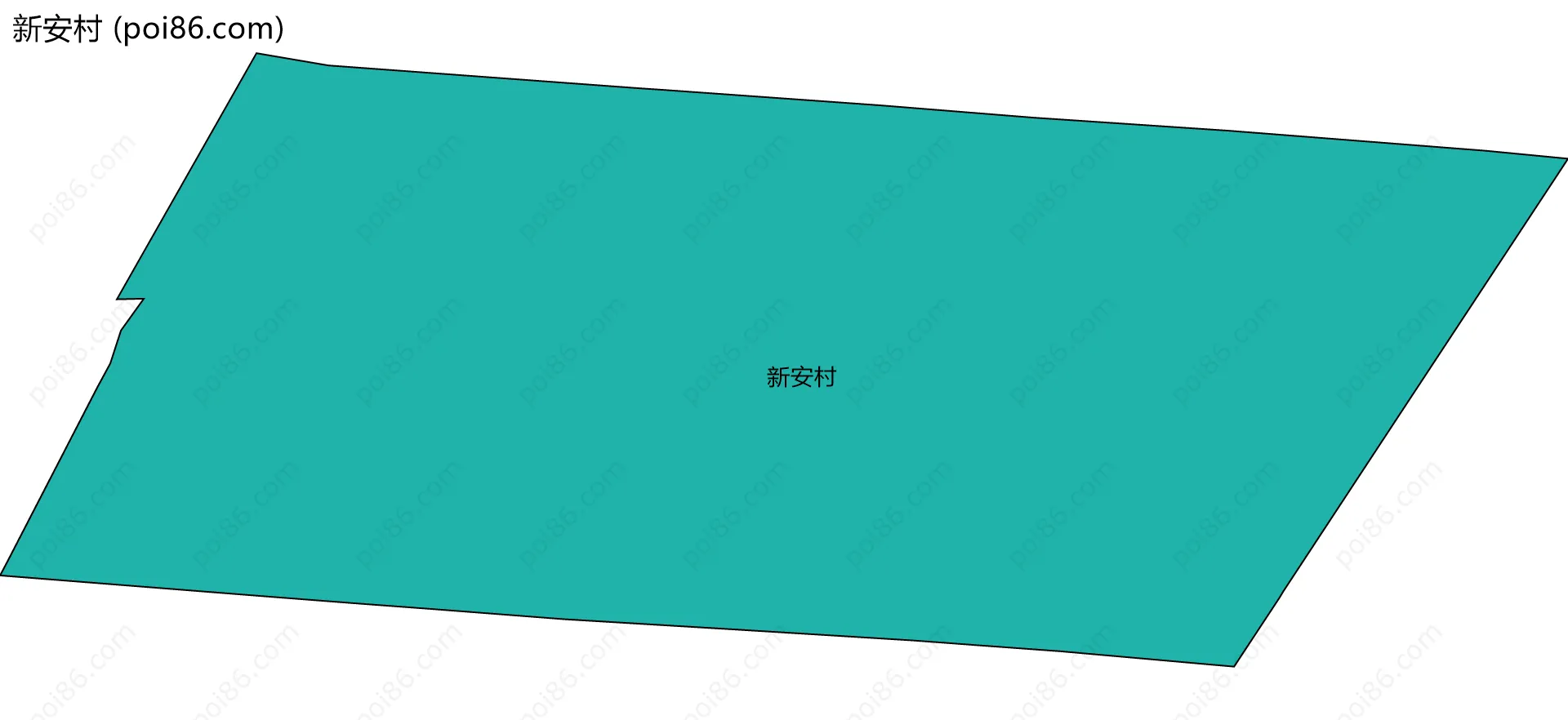 新安村边界地图