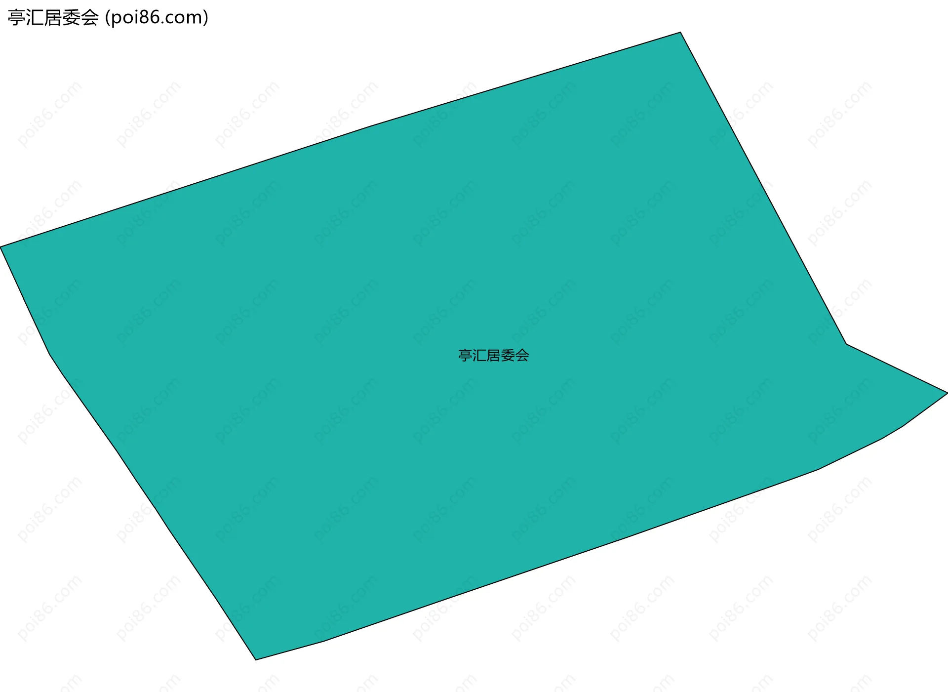 亭汇居委会边界地图