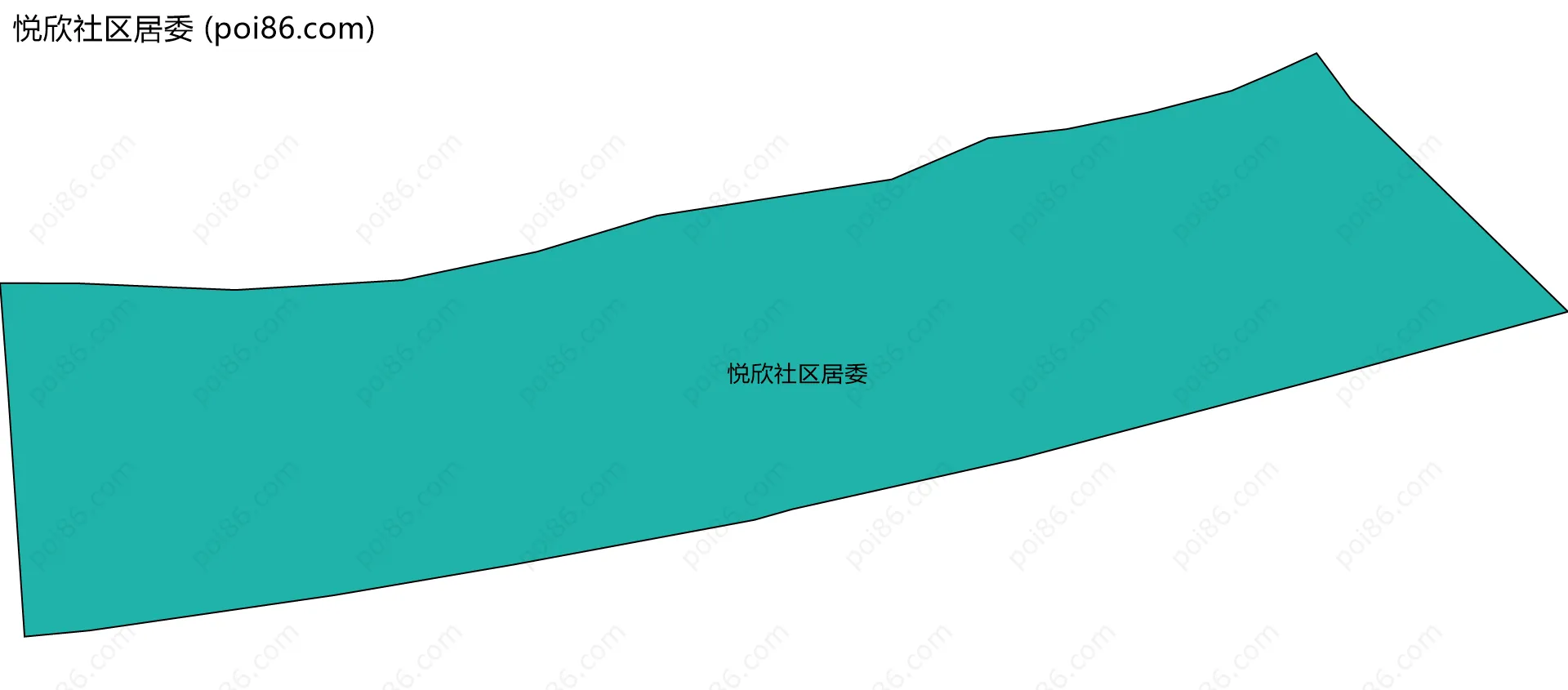 悦欣社区居委边界地图
