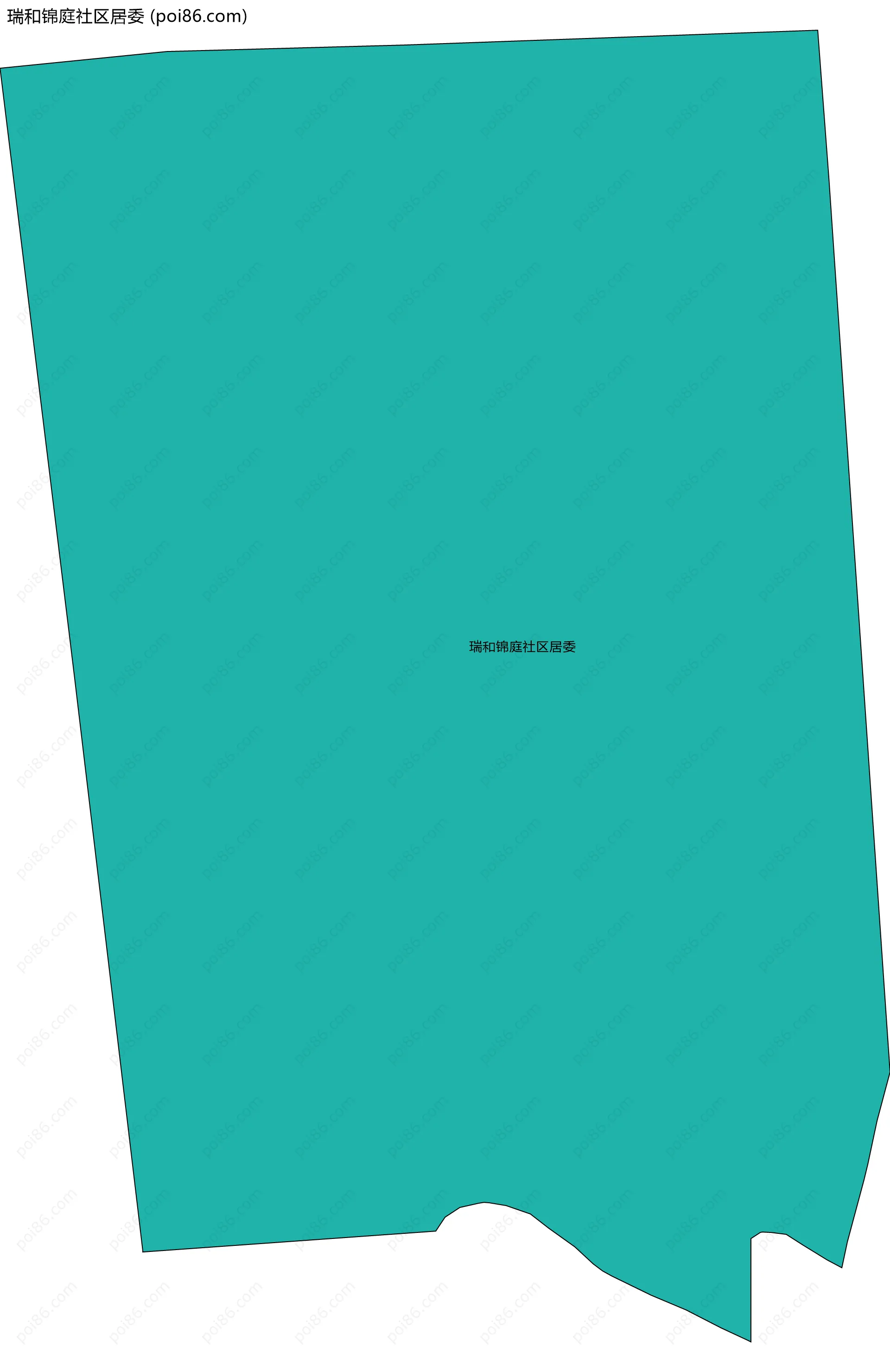 瑞和锦庭社区居委边界地图