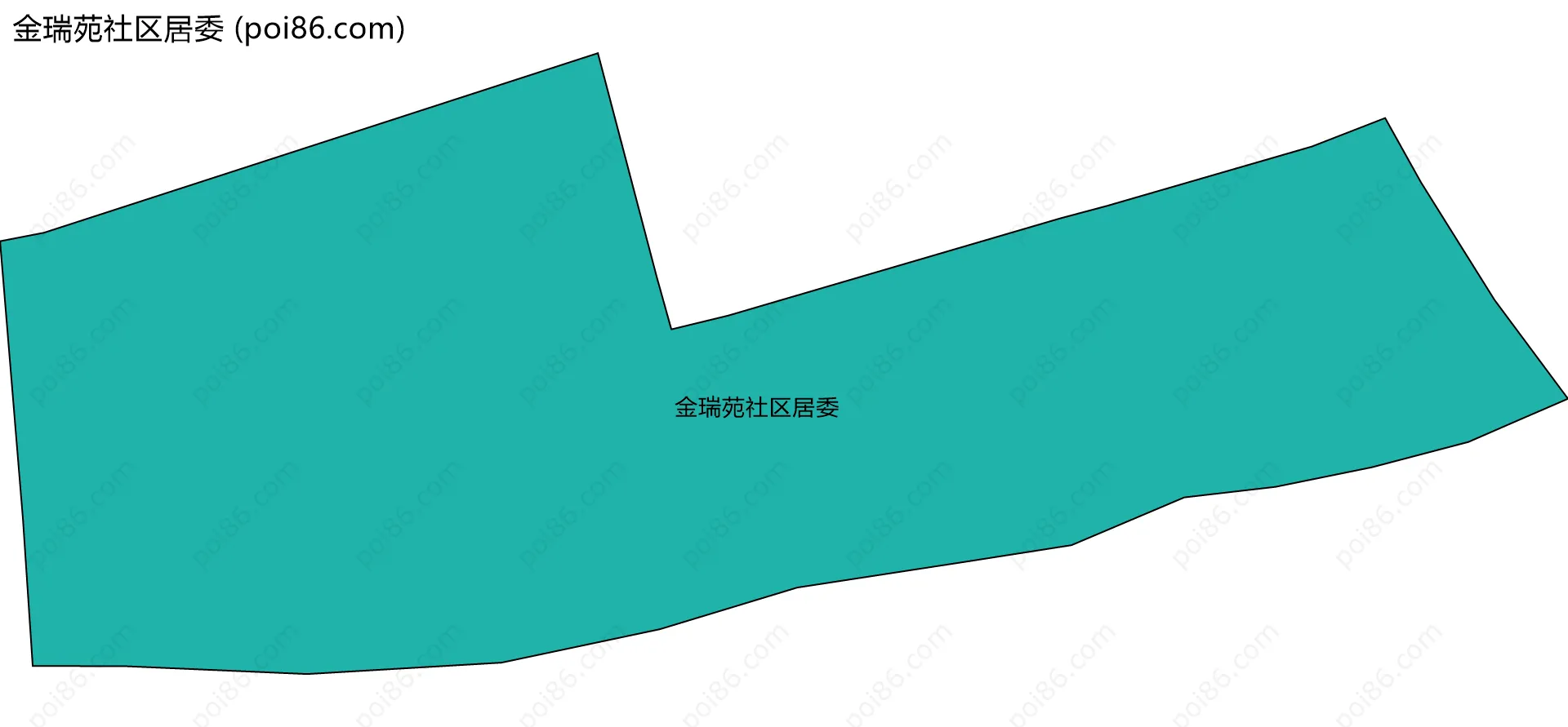 金瑞苑社区居委边界地图