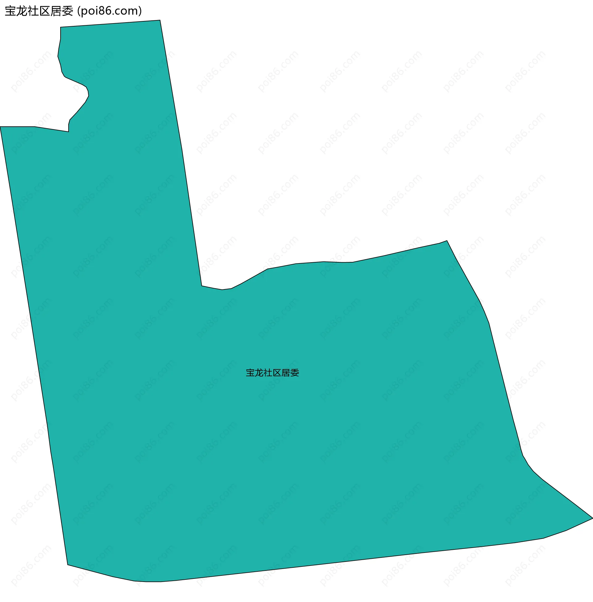 宝龙社区居委边界地图