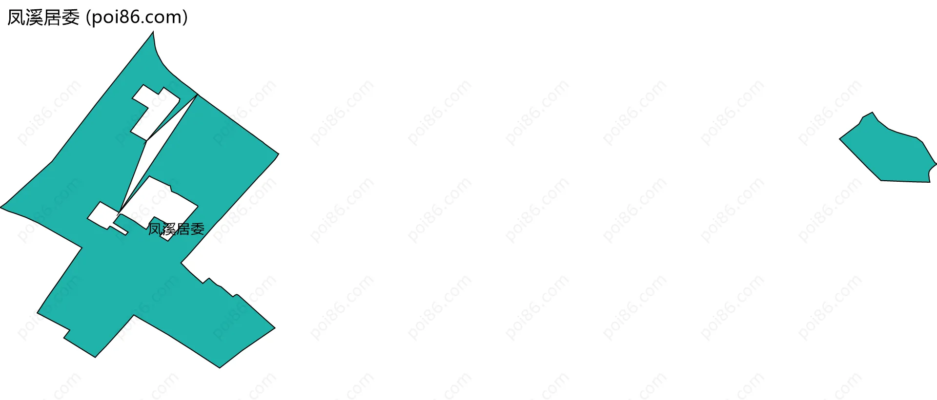 凤溪居委边界地图