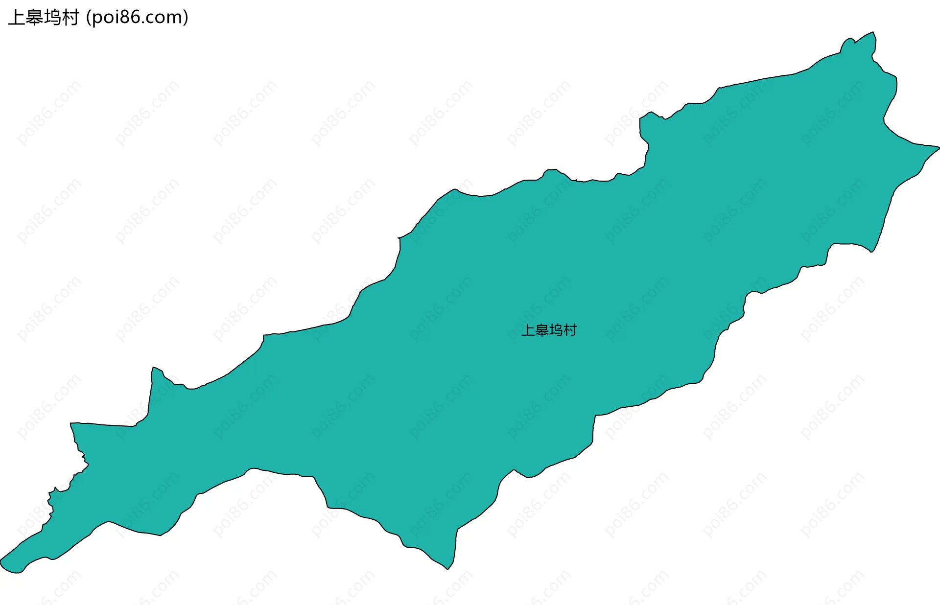 上皋坞村边界地图