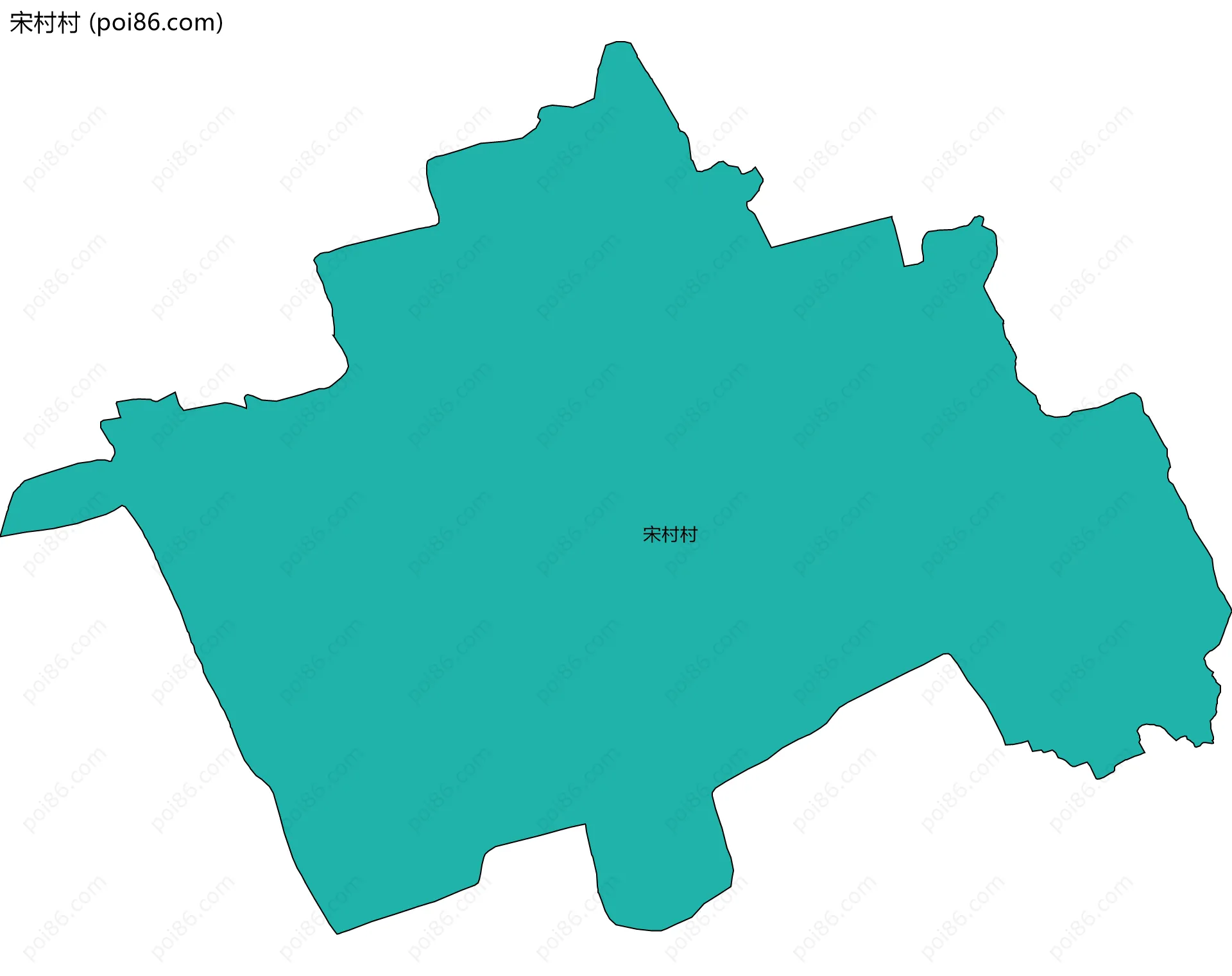 宋村村边界地图