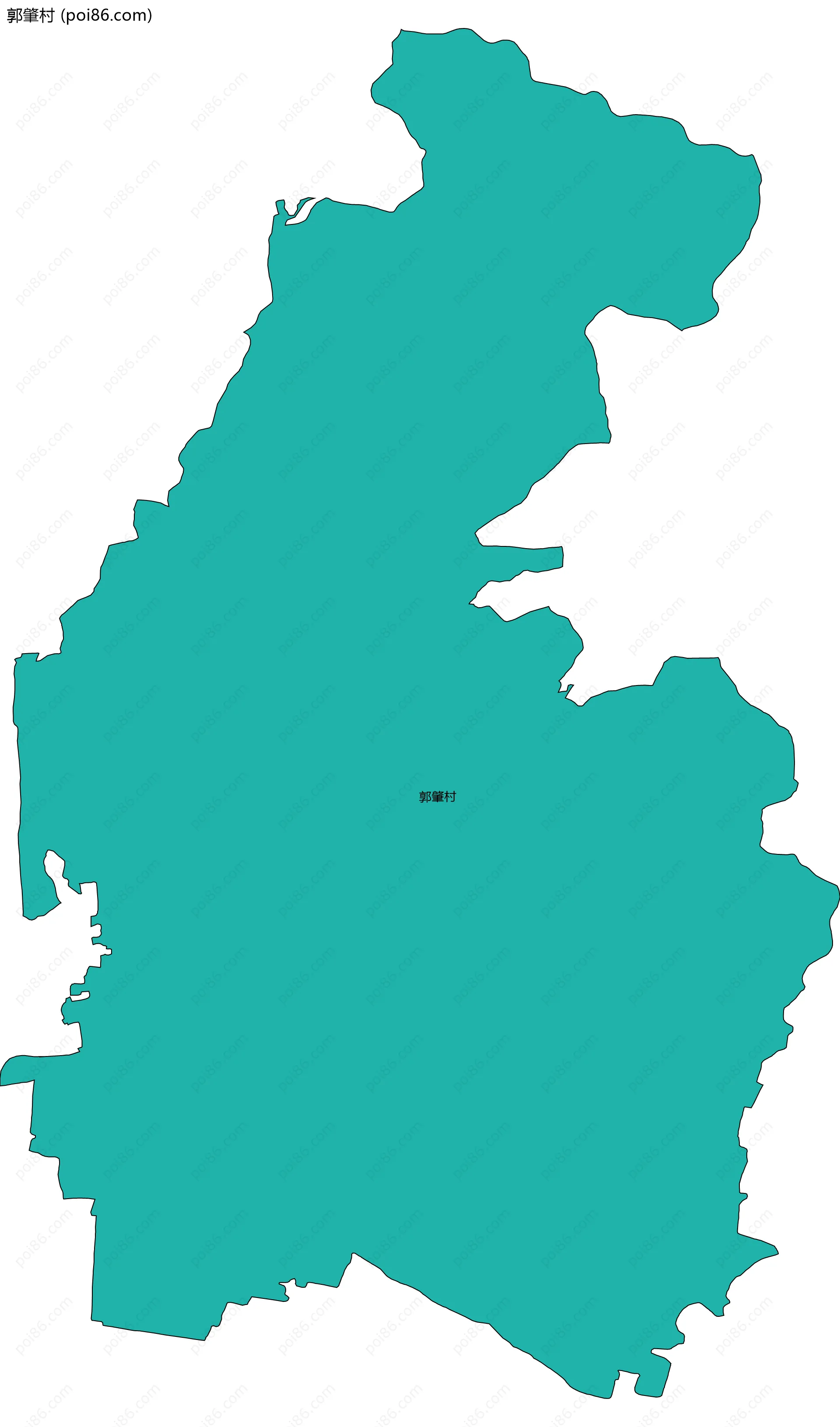 郭肇村边界地图