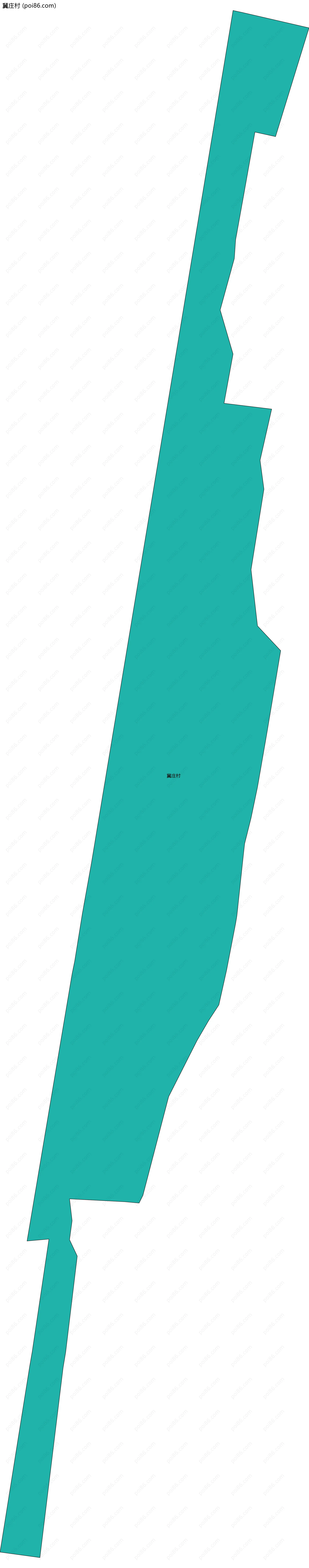 冀庄村边界地图