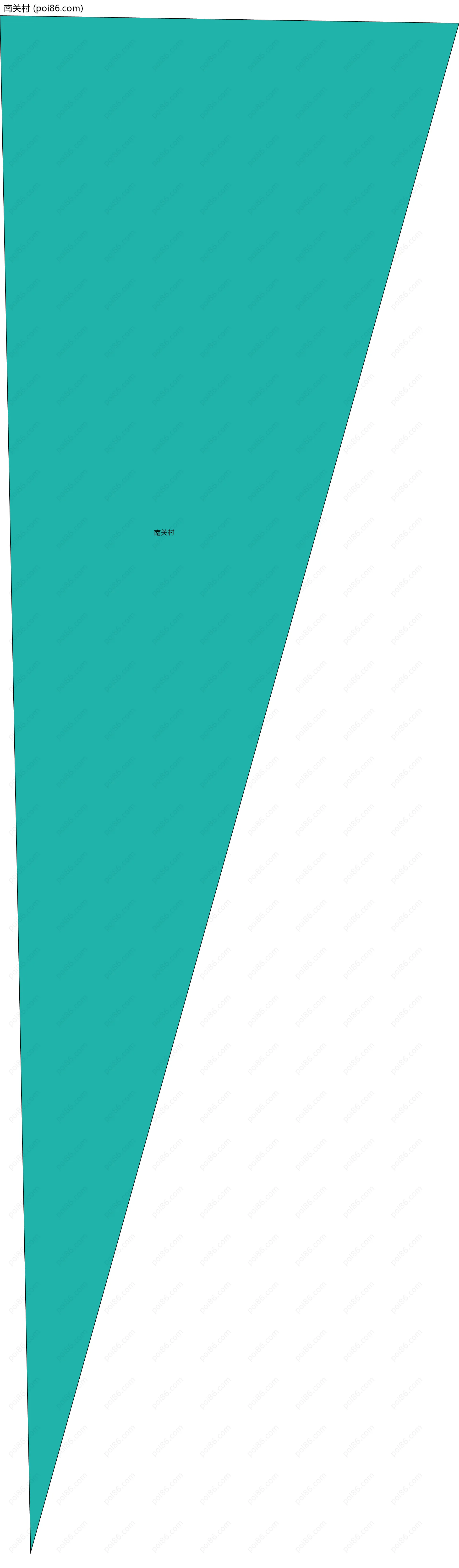 南关村边界地图