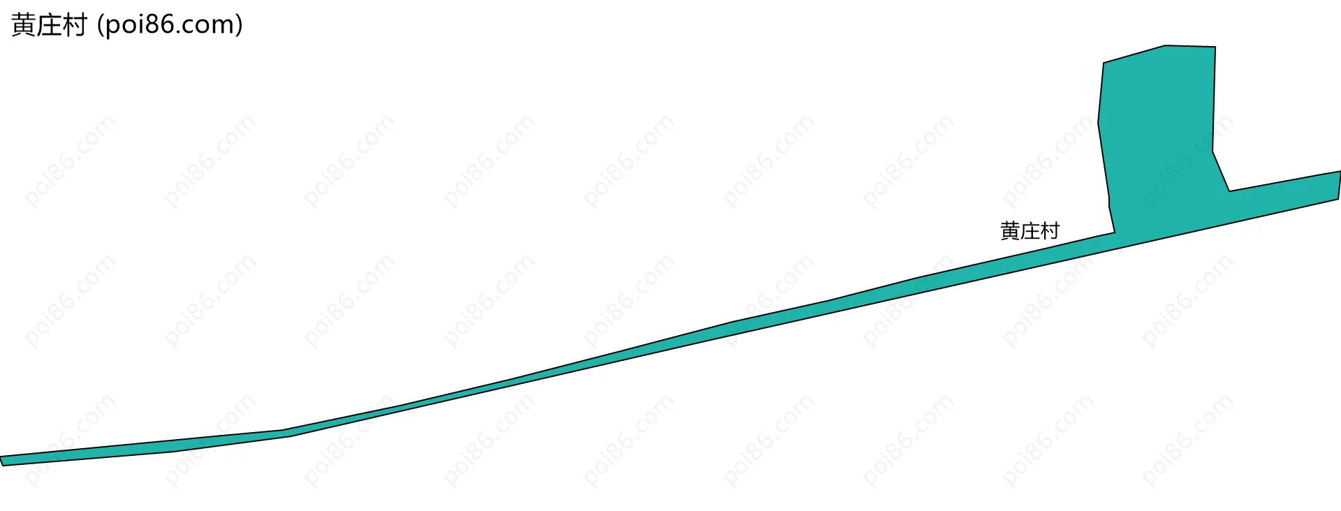 黄庄村边界地图