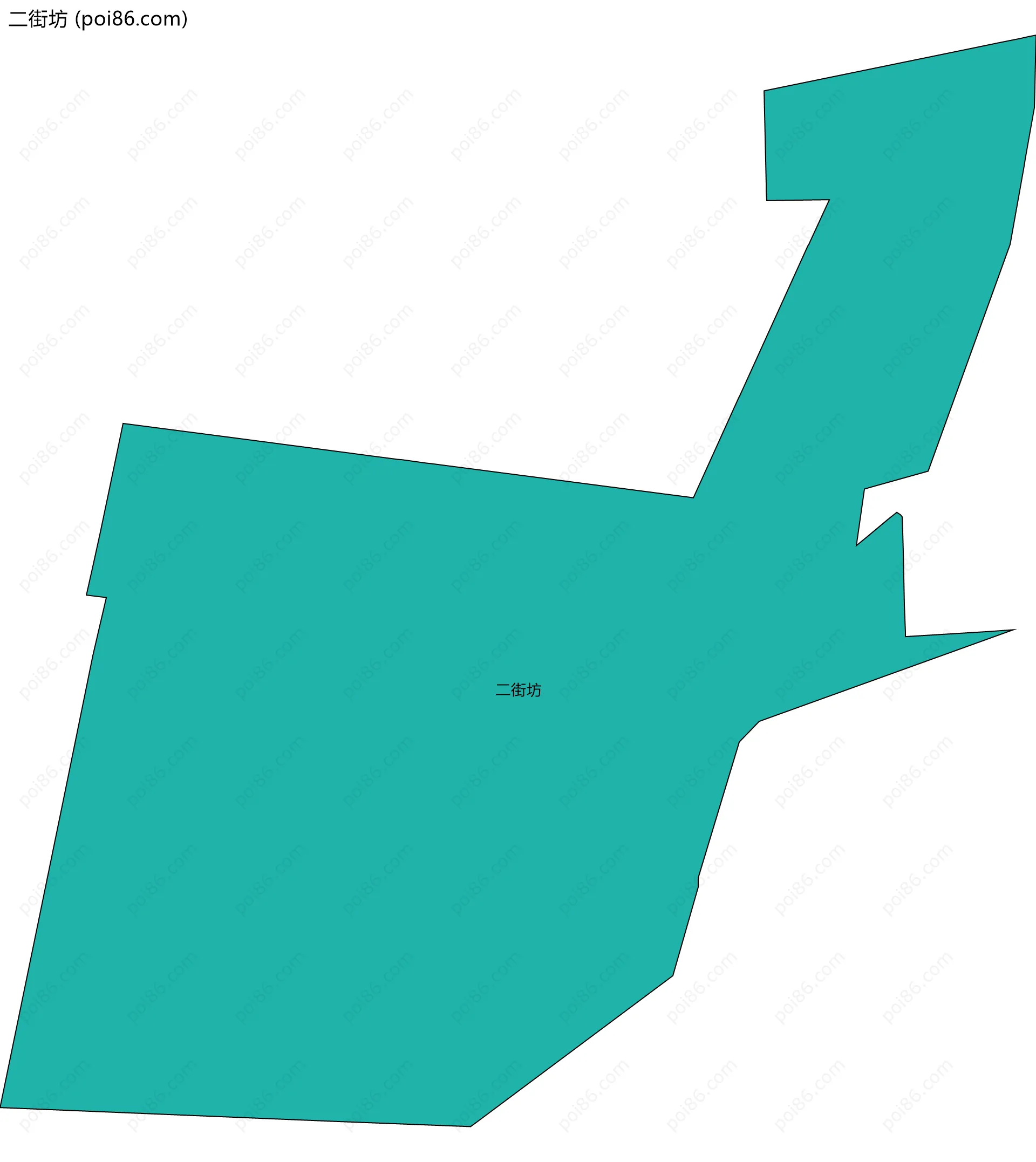 二街坊边界地图