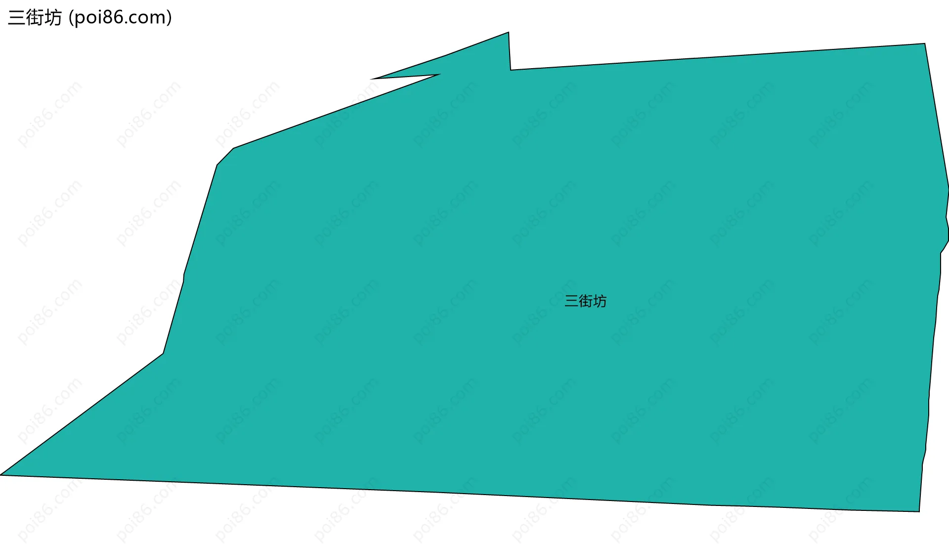 三街坊边界地图
