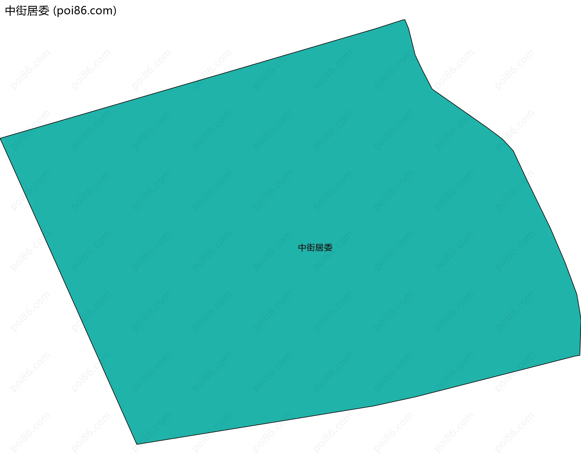 中街居委边界地图