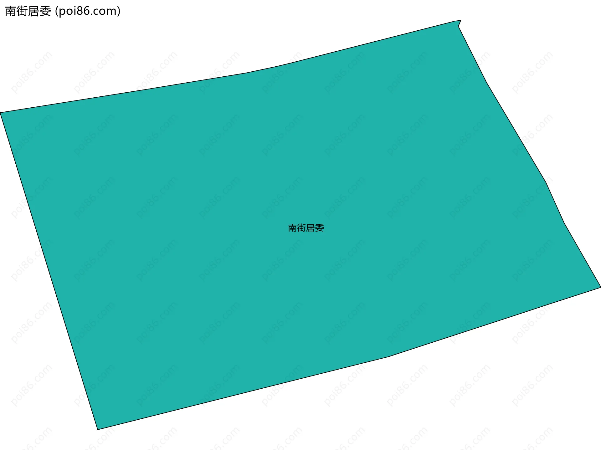 南街居委边界地图