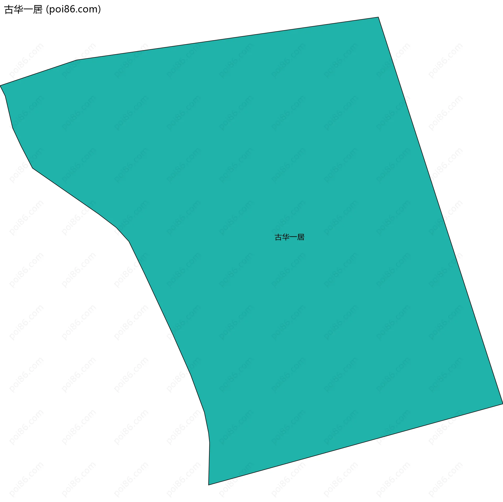 古华一居边界地图