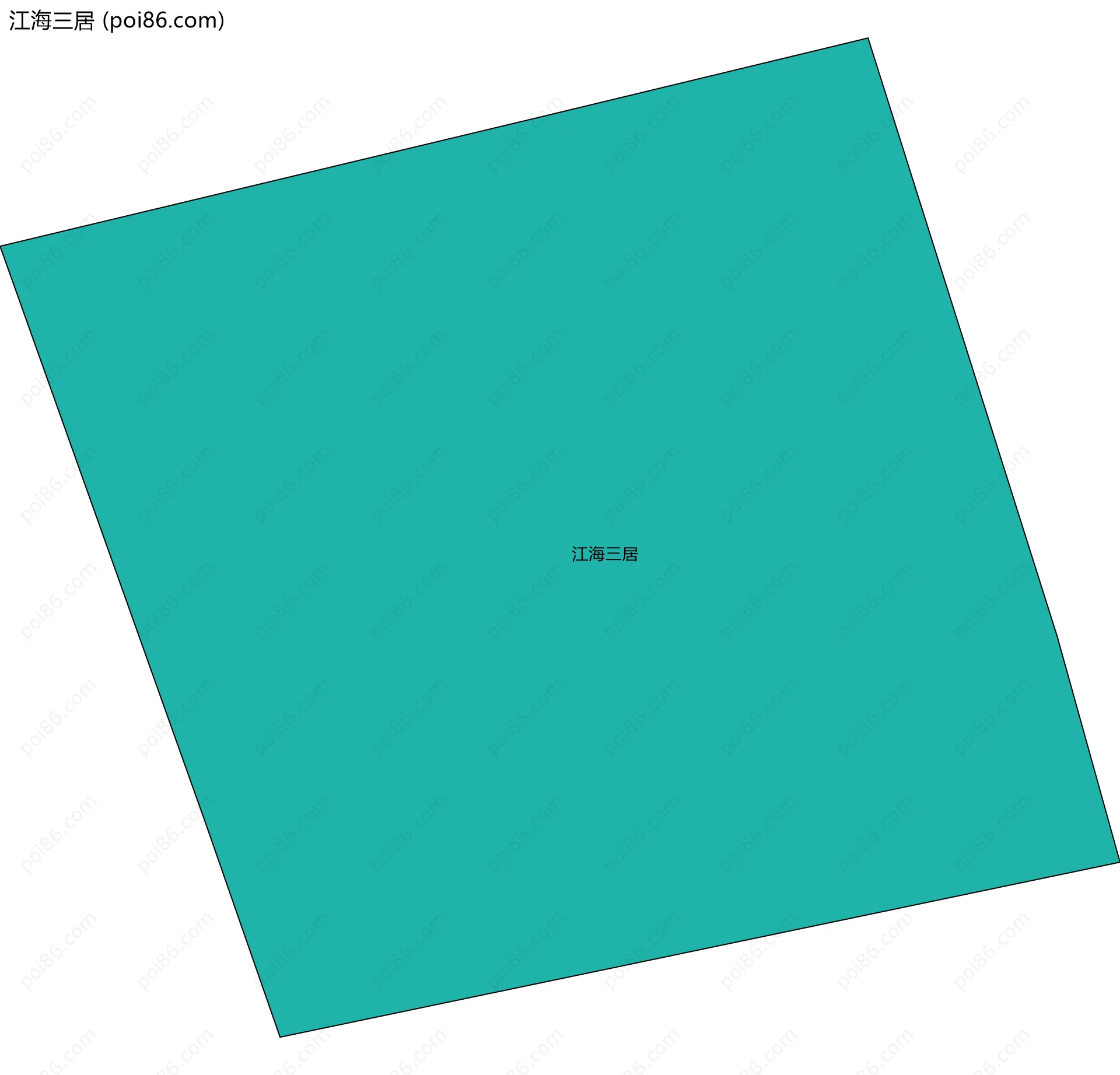 江海三居边界地图