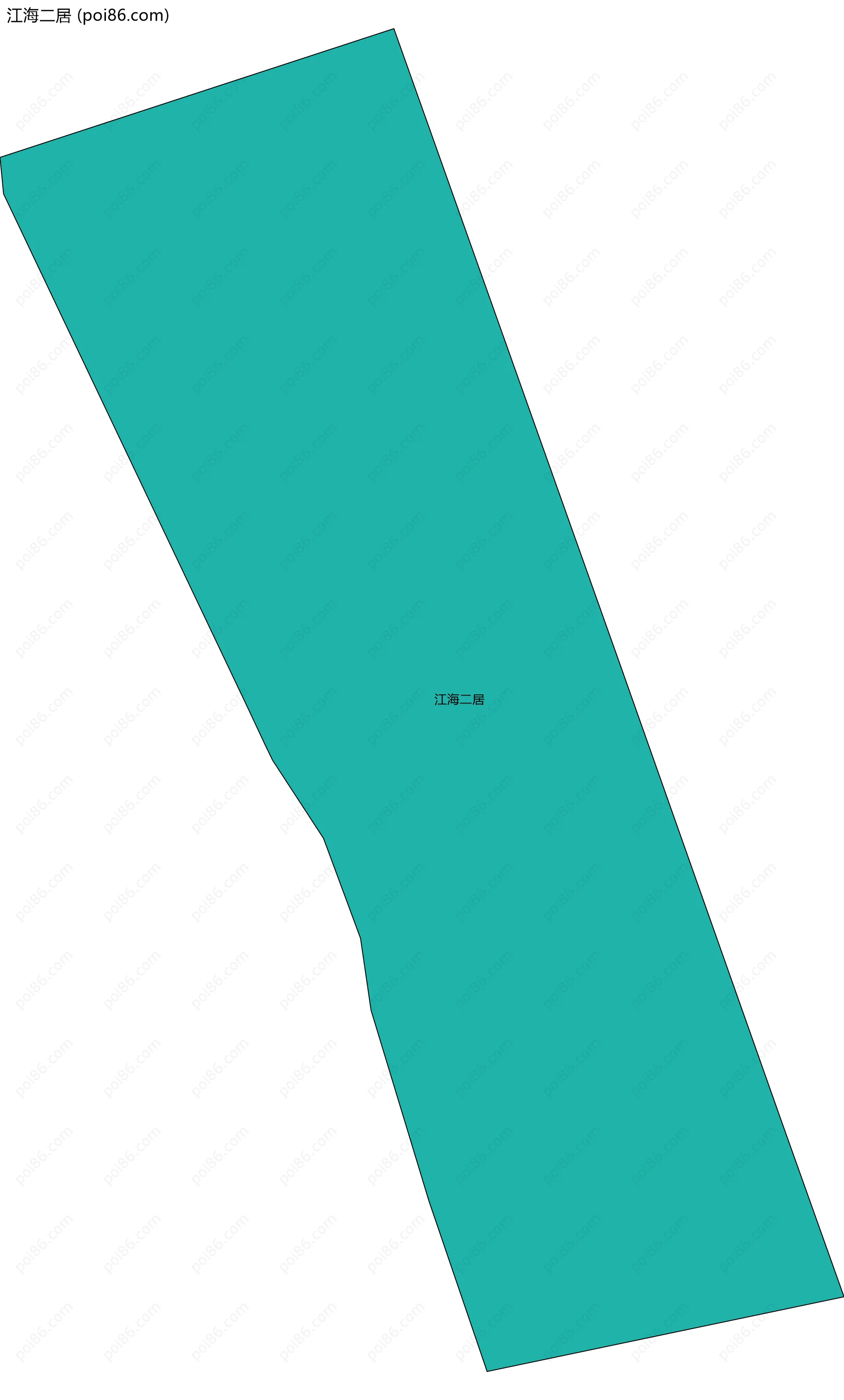 江海二居边界地图