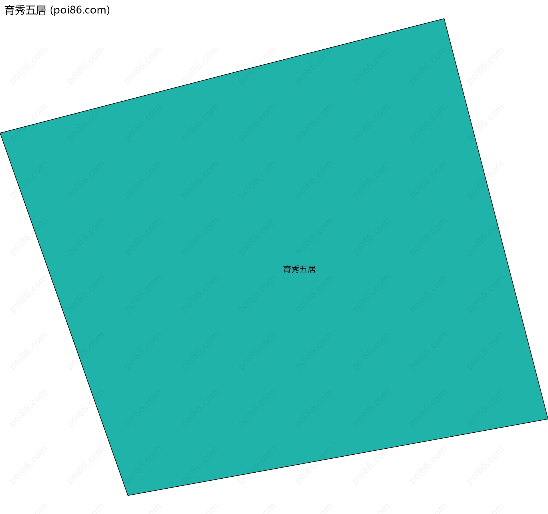 育秀五居边界地图