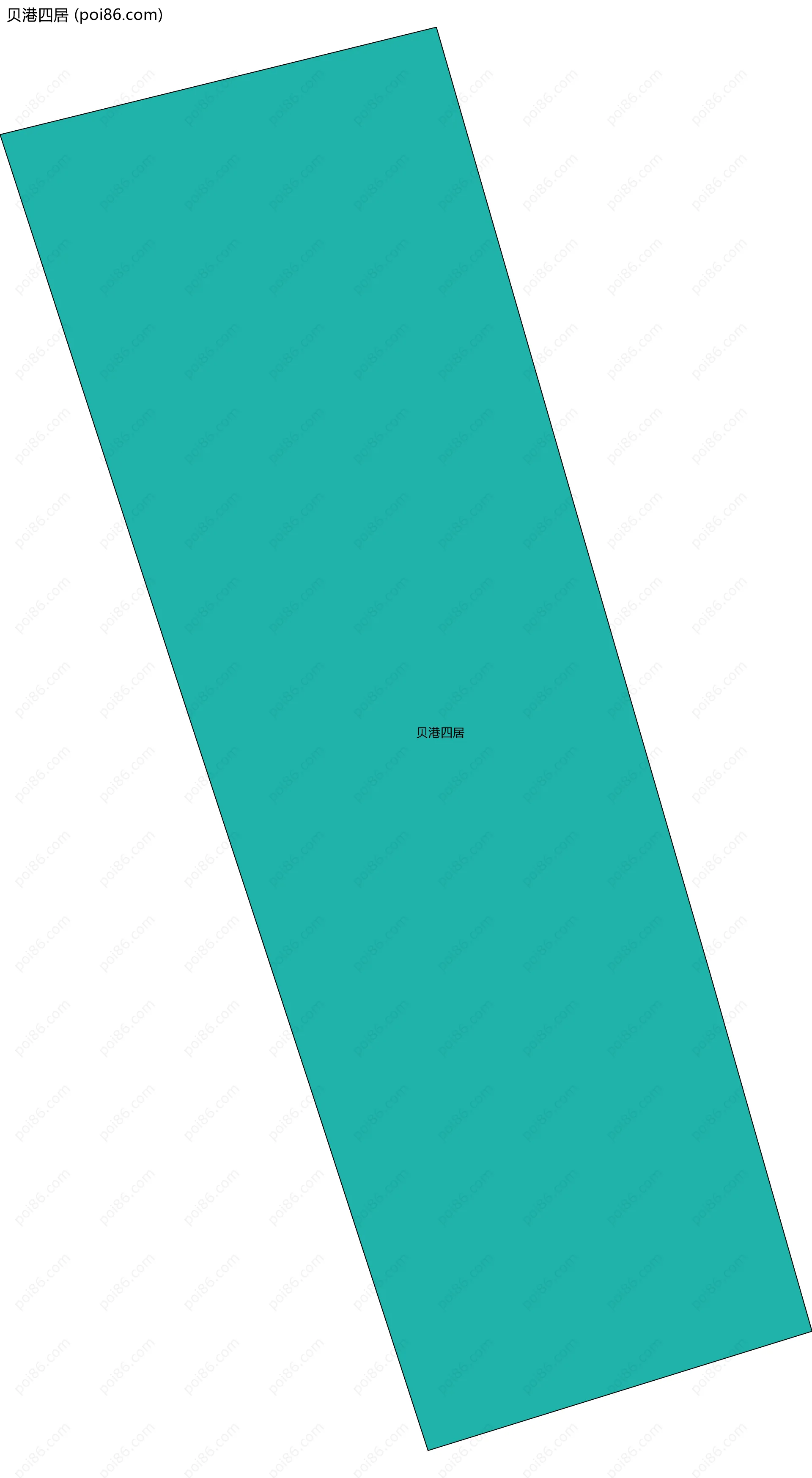 贝港四居边界地图