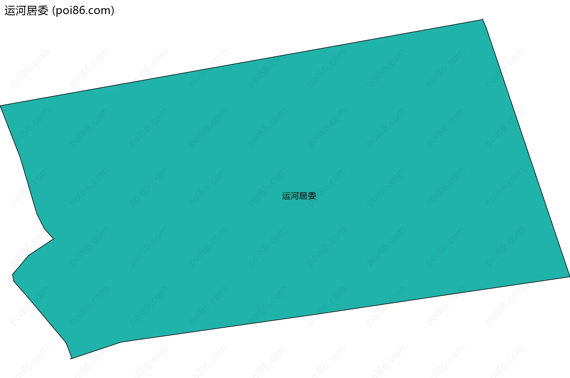 运河居委边界地图