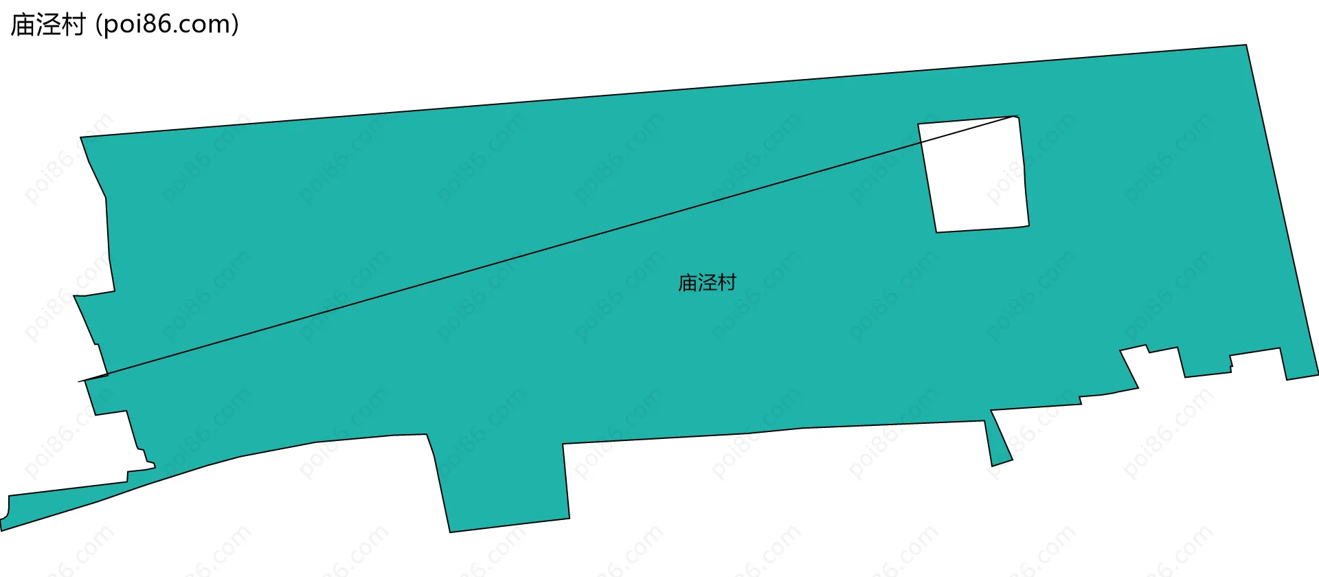 庙泾村边界地图