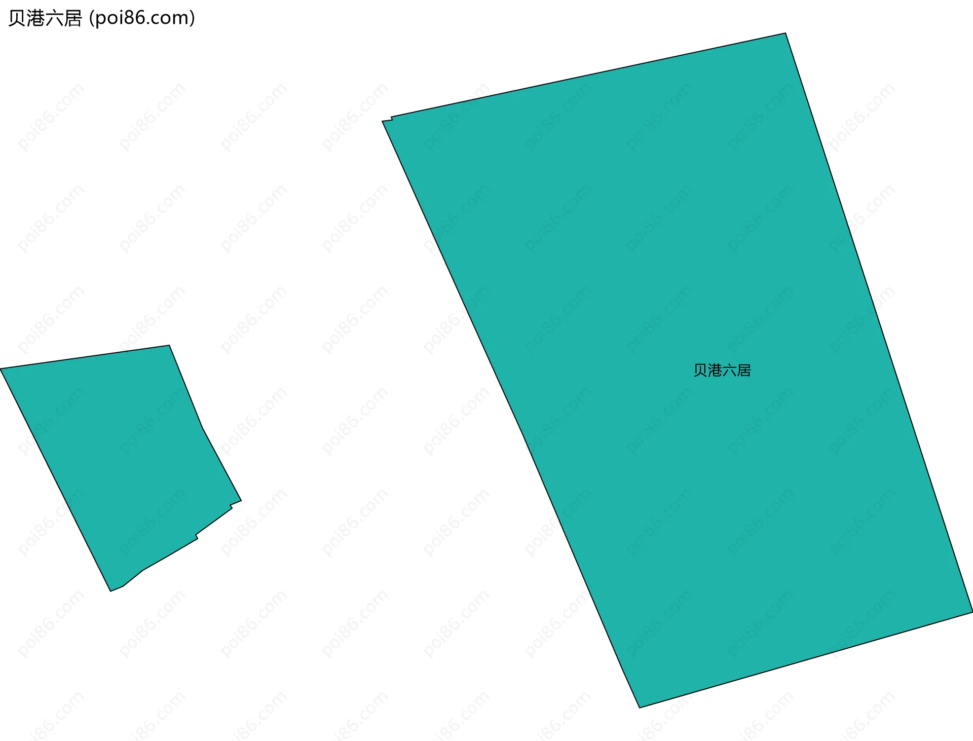 贝港六居边界地图