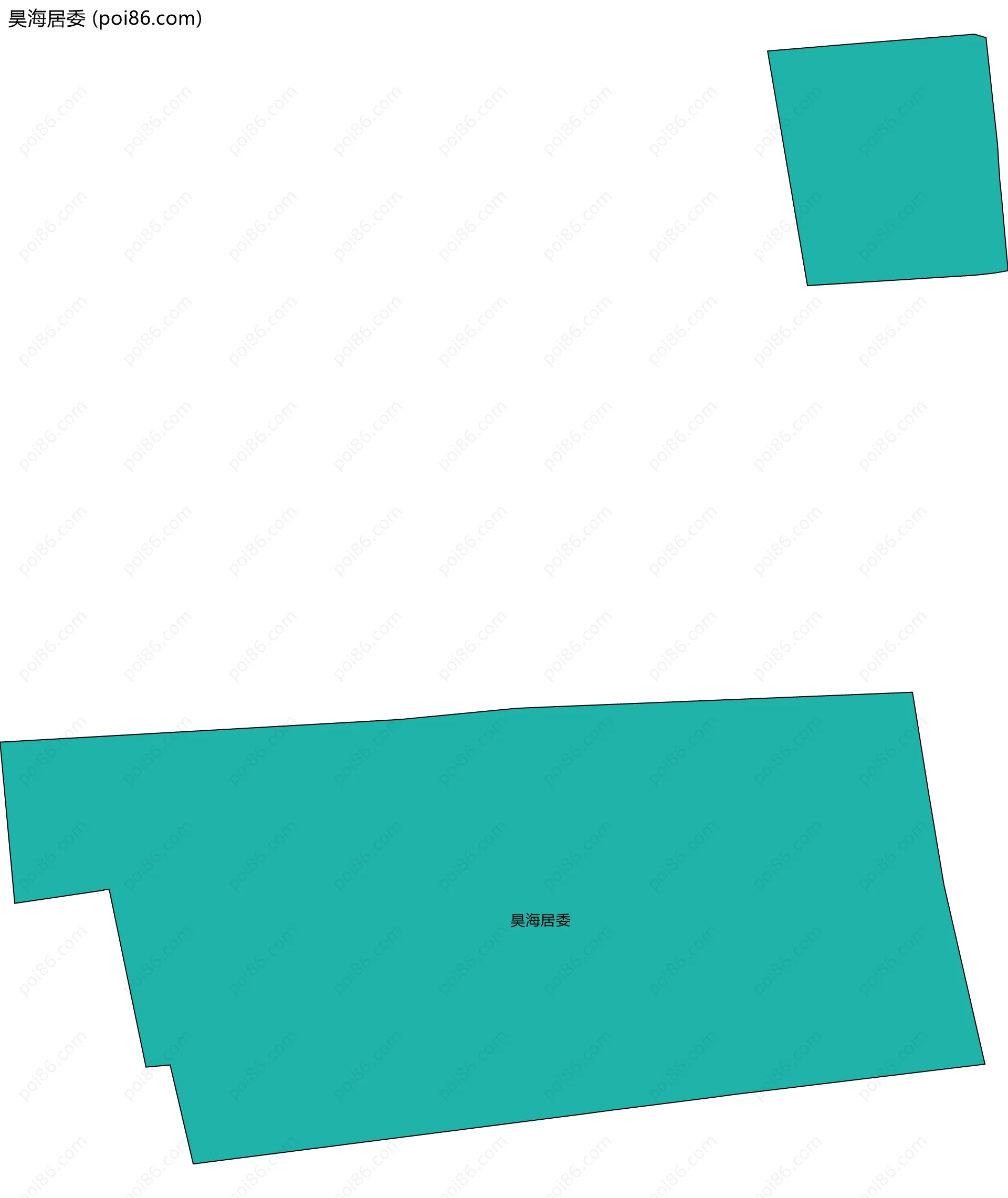 昊海居委边界地图