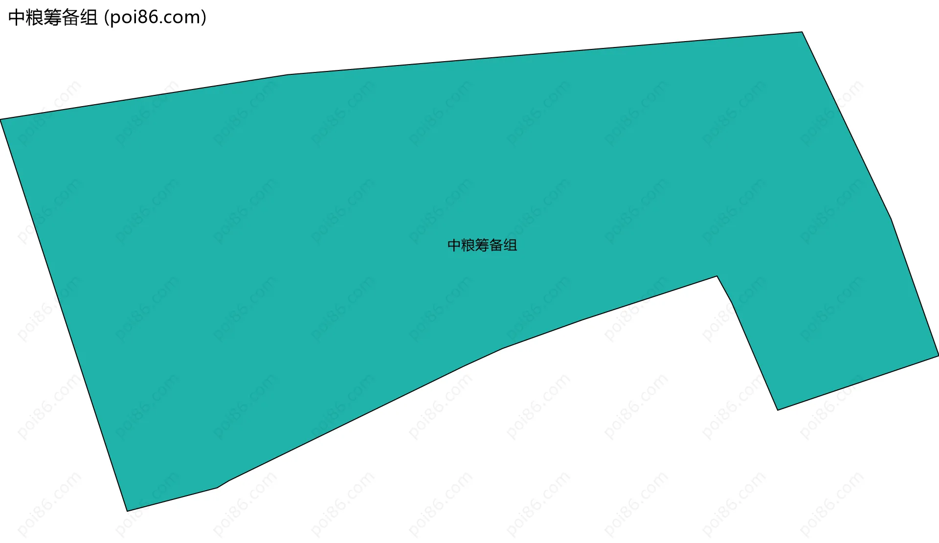 中粮筹备组边界地图