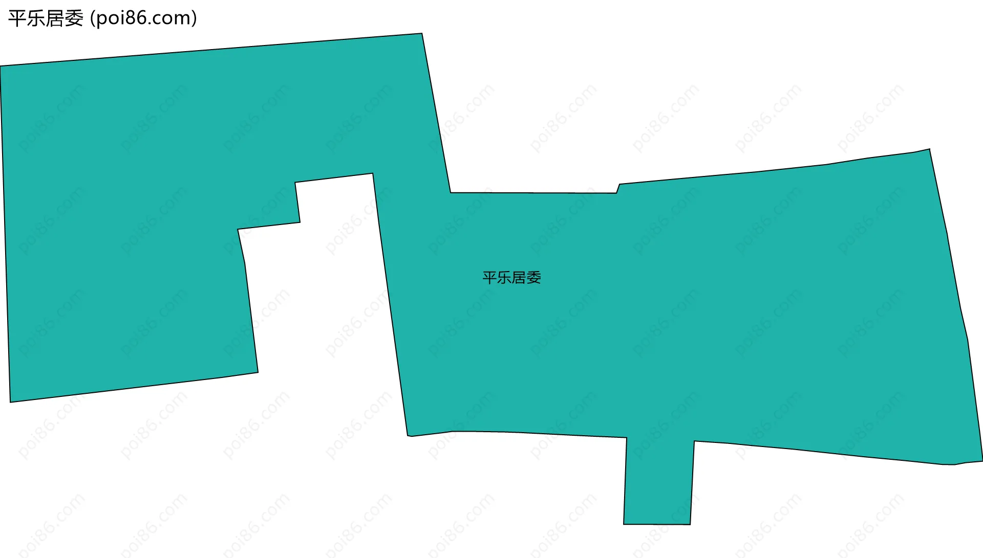 平乐居委边界地图