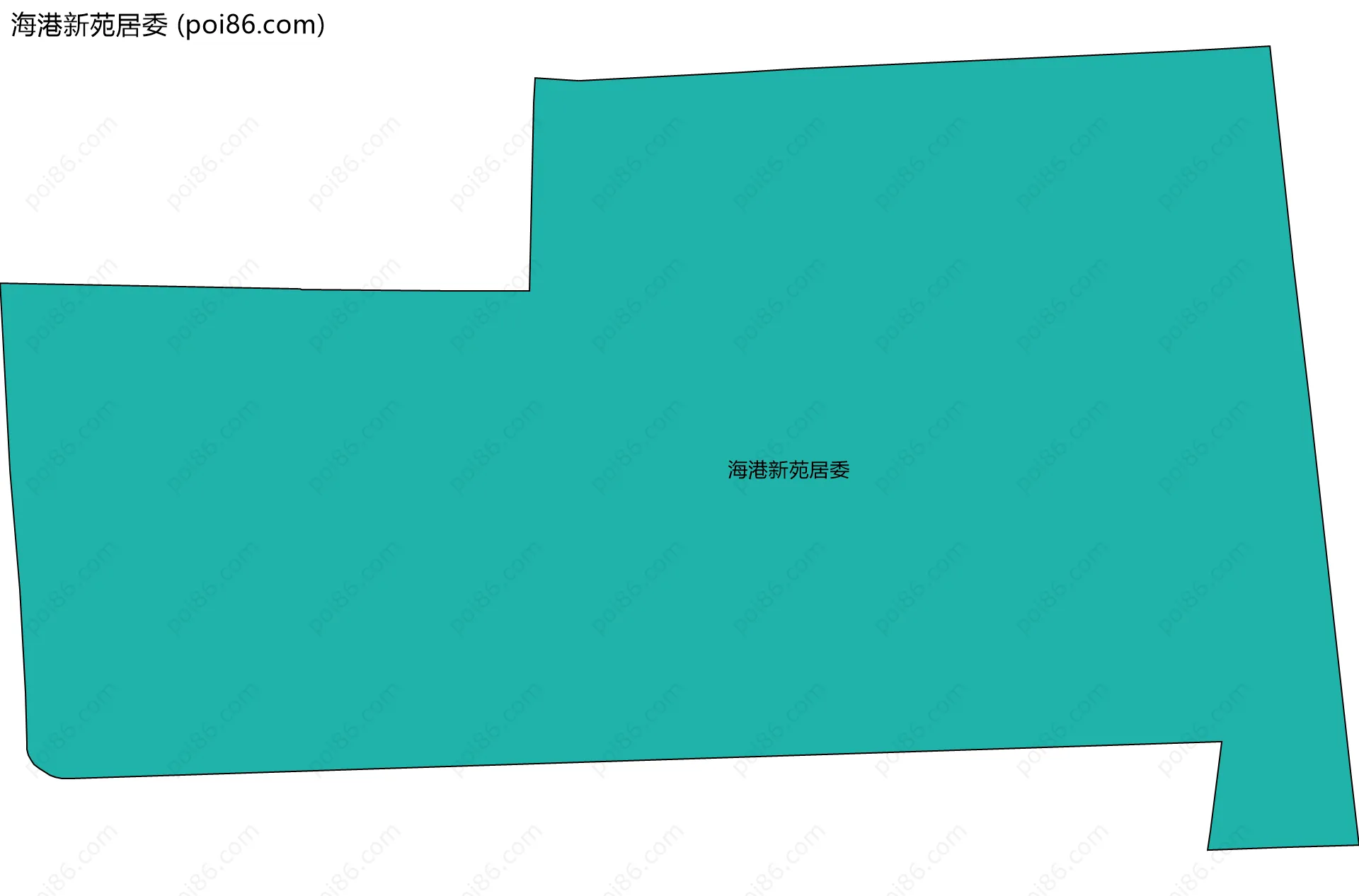 海港新苑居委边界地图