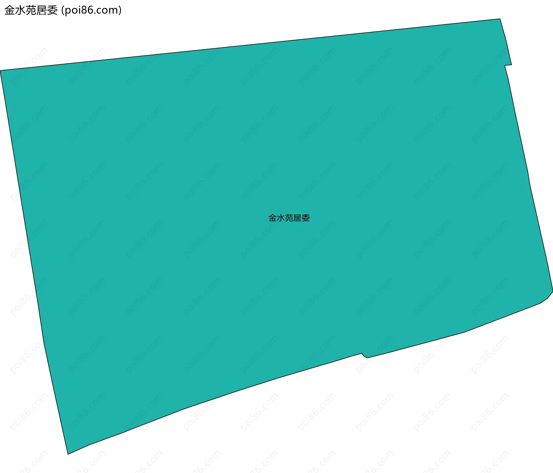 金水苑居委边界地图