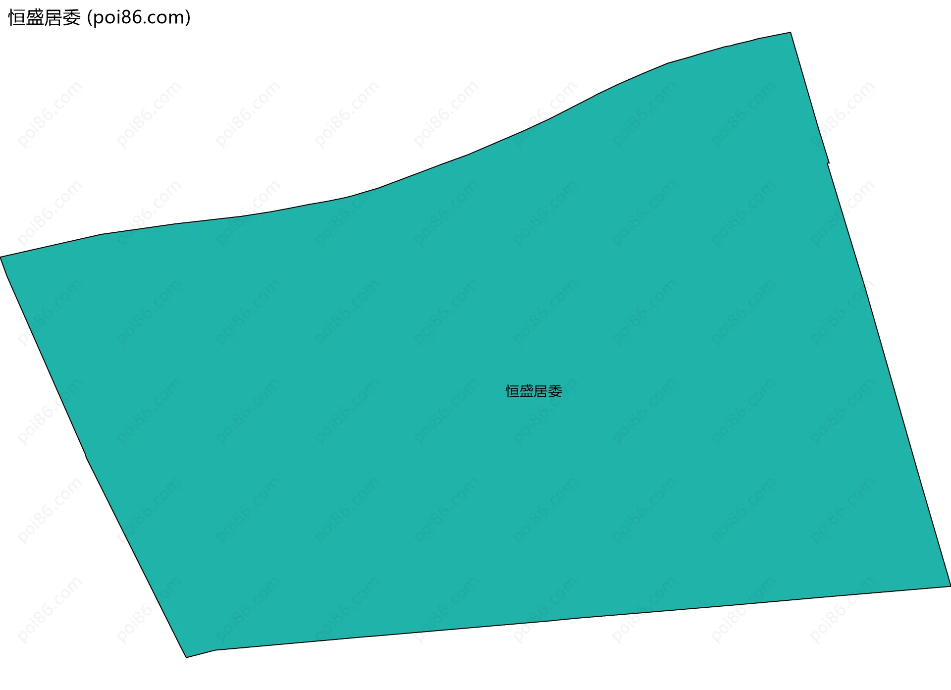 恒盛居委边界地图