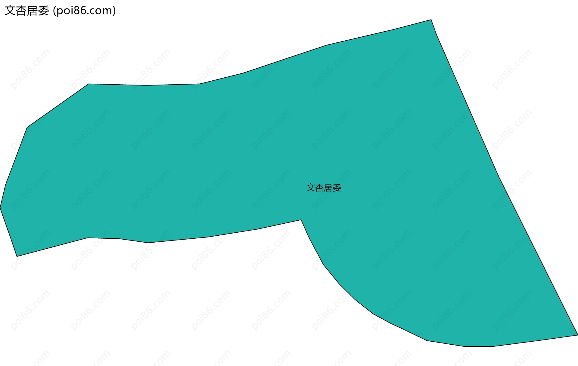 文杏居委边界地图