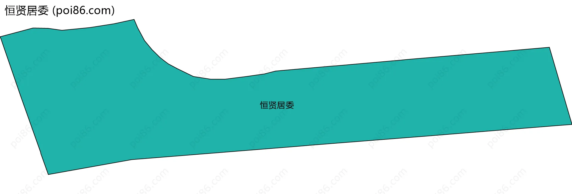 恒贤居委边界地图
