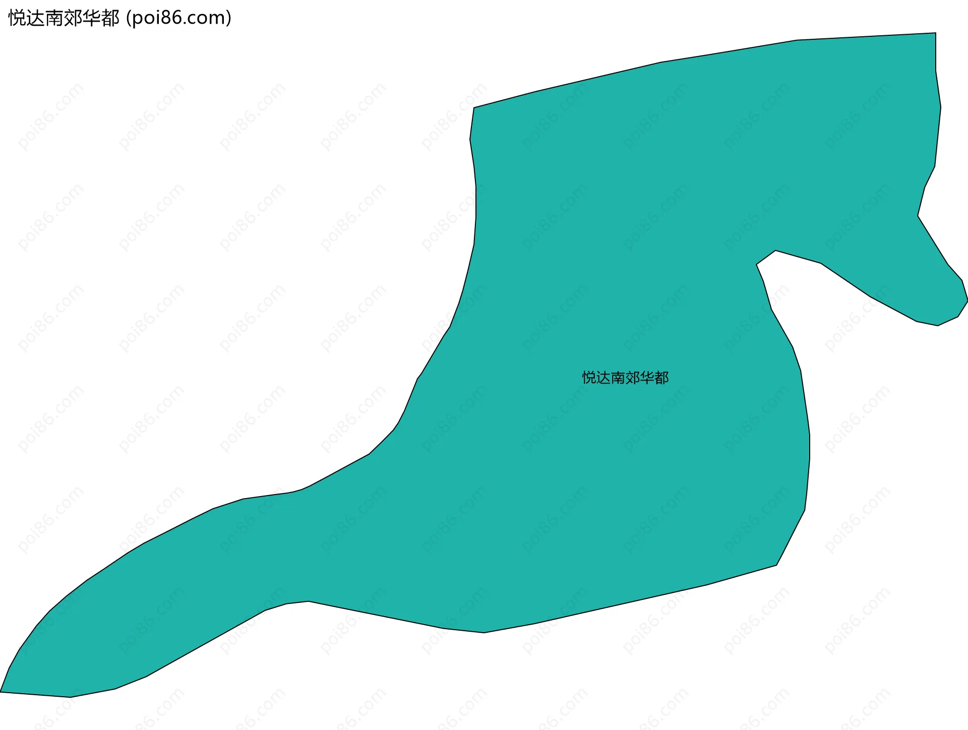 悦达南郊华都边界地图