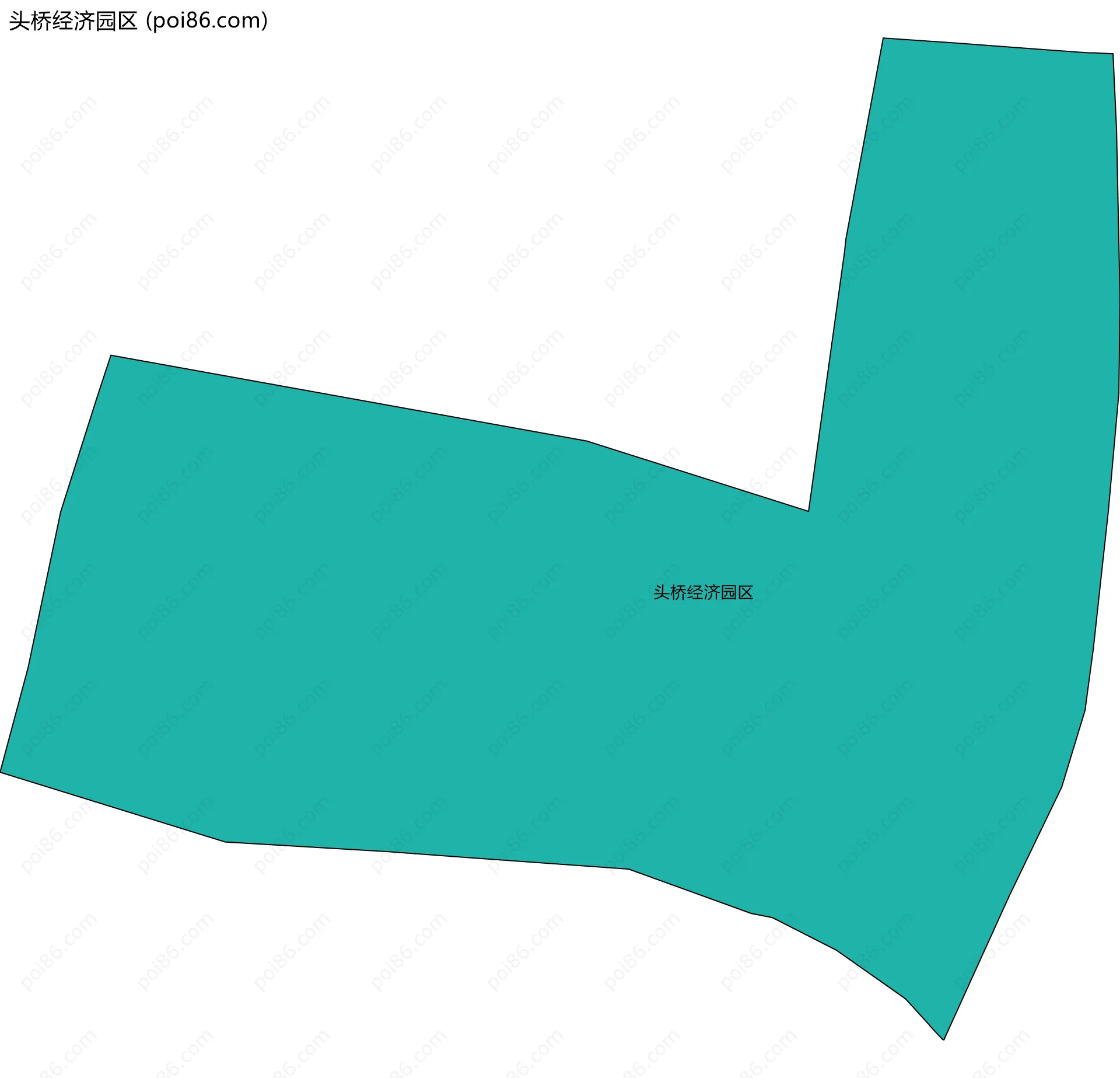 头桥经济园区边界地图