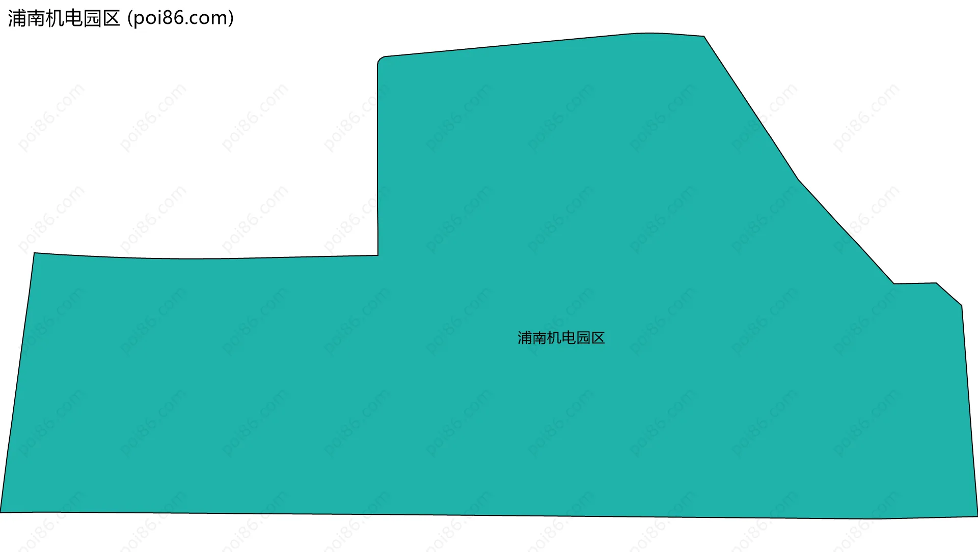 浦南机电园区边界地图