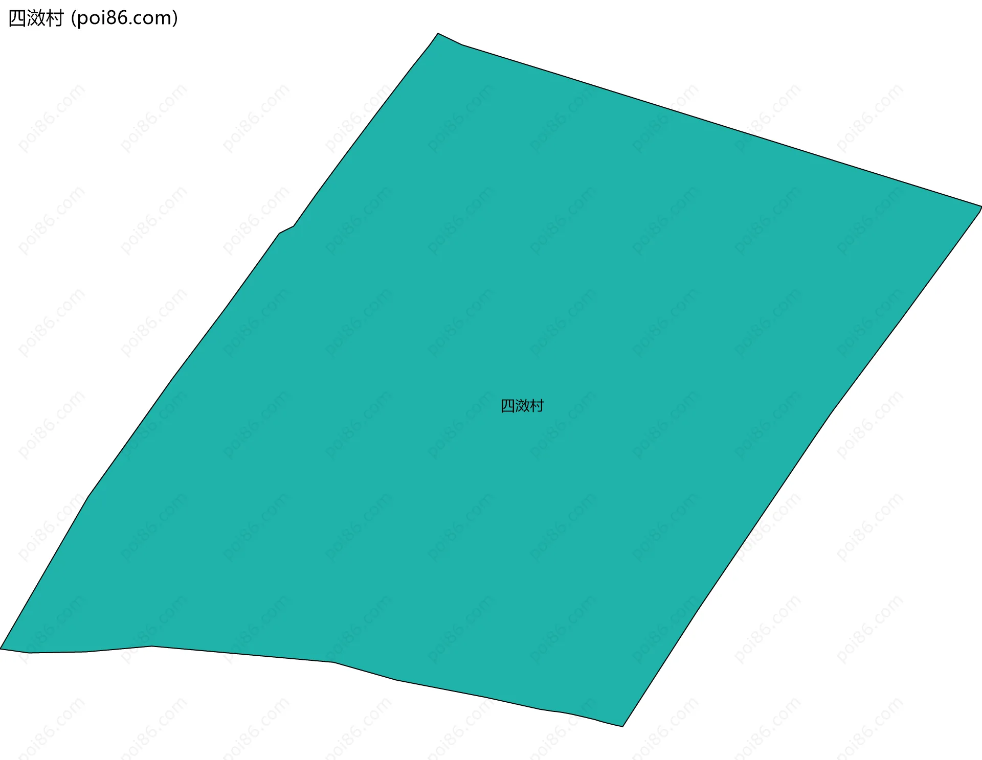 四滧村边界地图