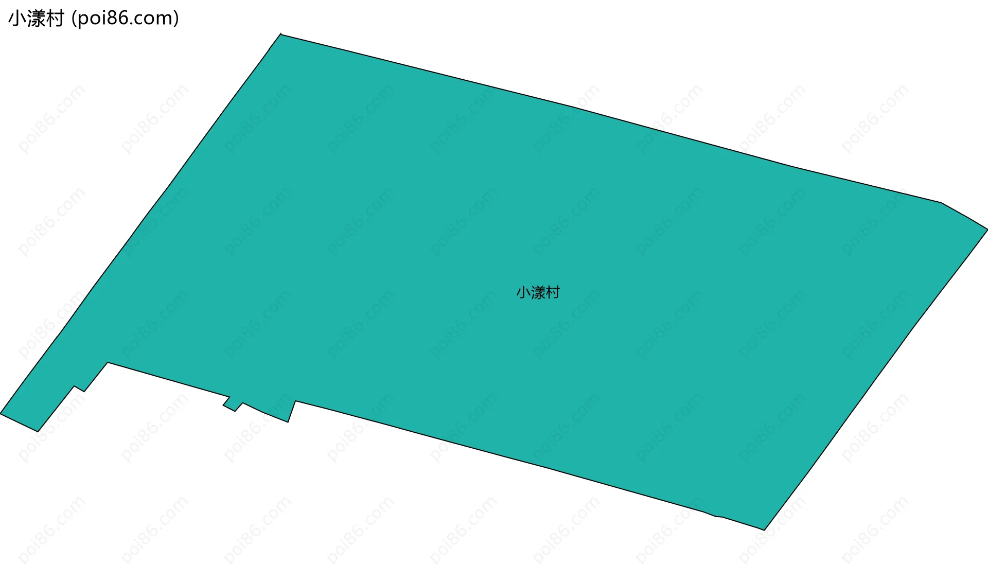 小漾村边界地图