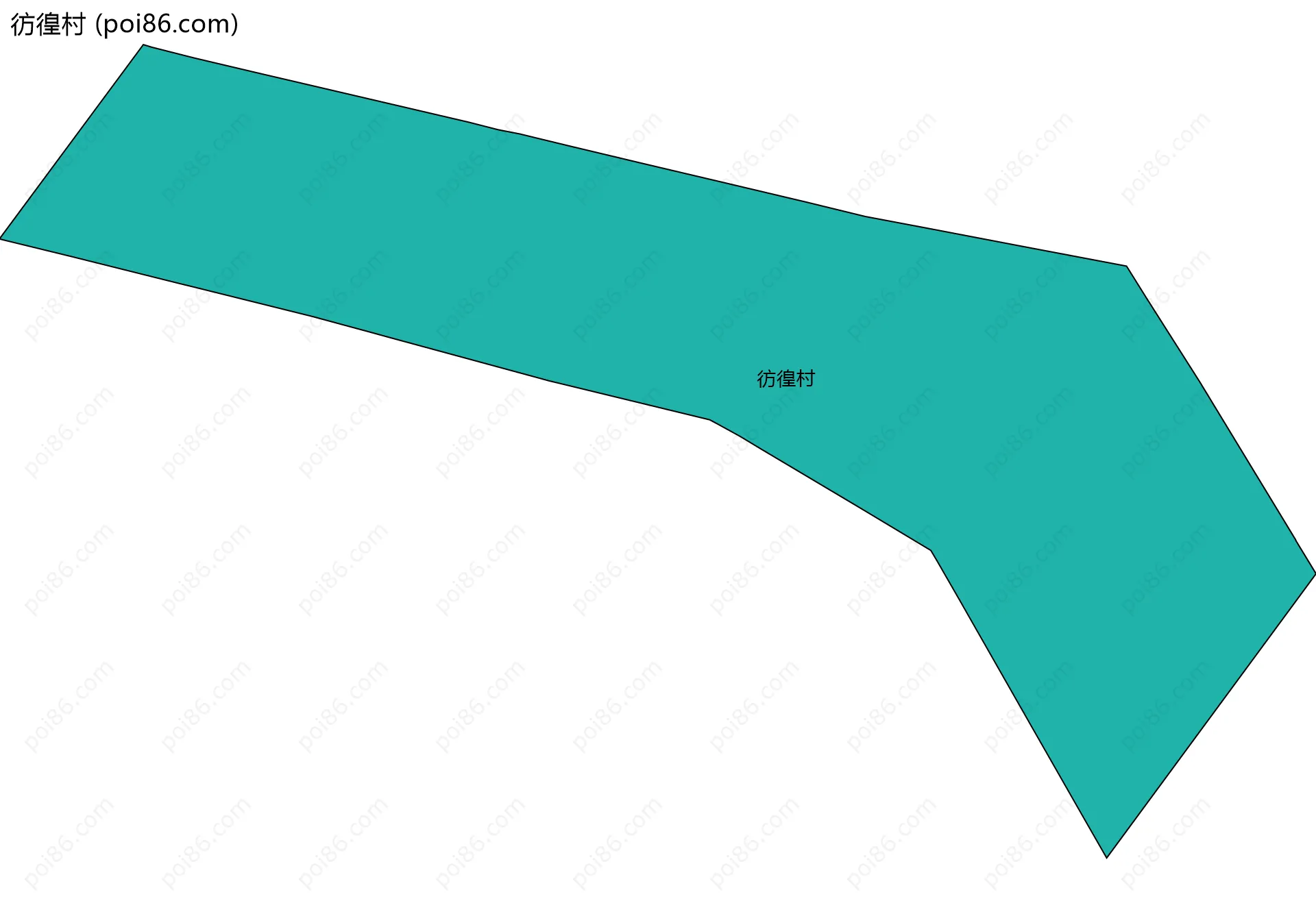 彷徨村边界地图
