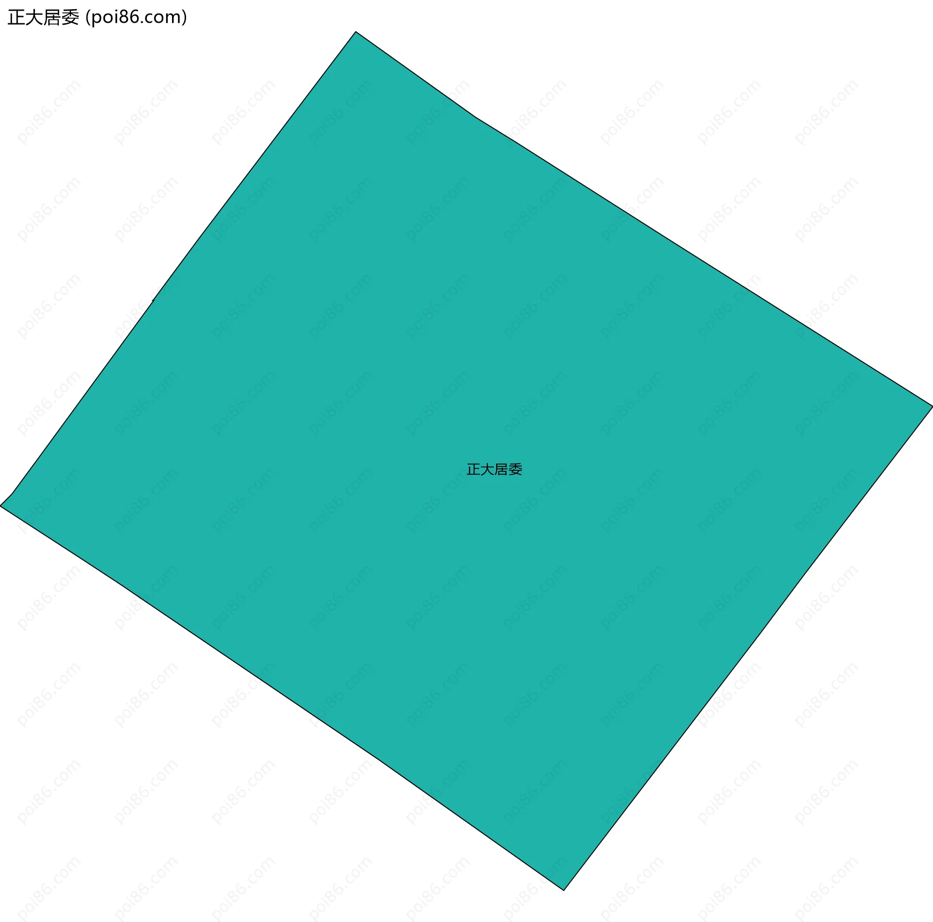 正大居委边界地图